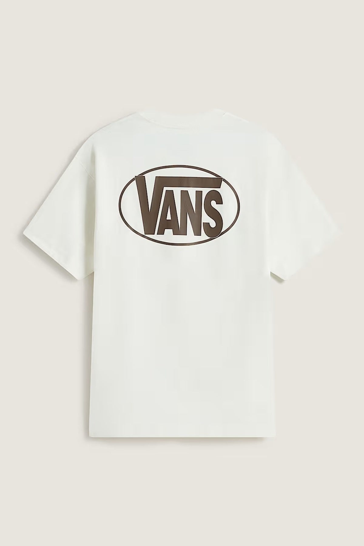 VANS VN0010FEFS81 OVAL LOGO LOOSE SS TEE en color BLANCO (2)