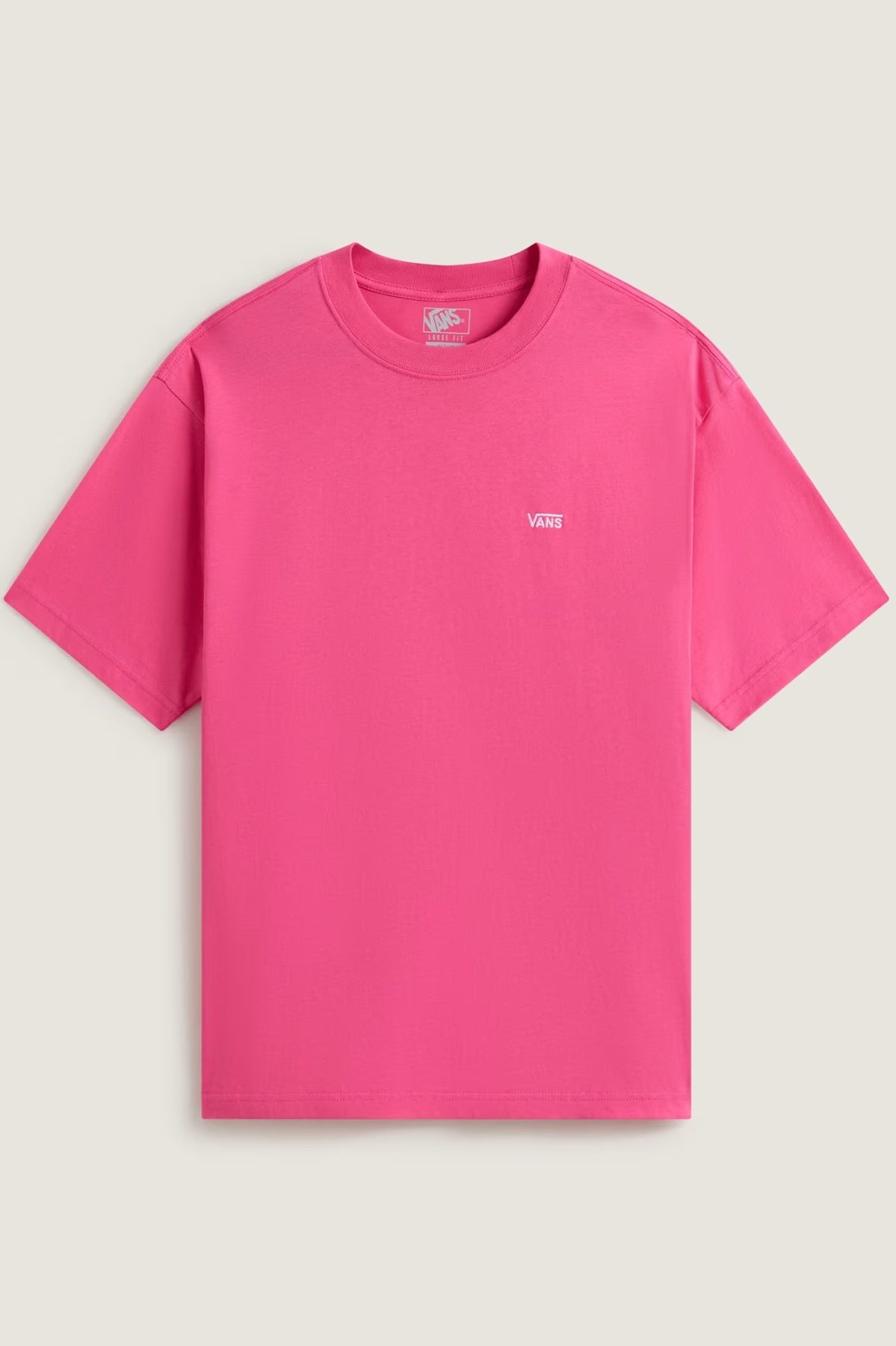 VANS VN0010FFGSE1 LEFT CHEST II LOOSE SS en color ROSA (2)