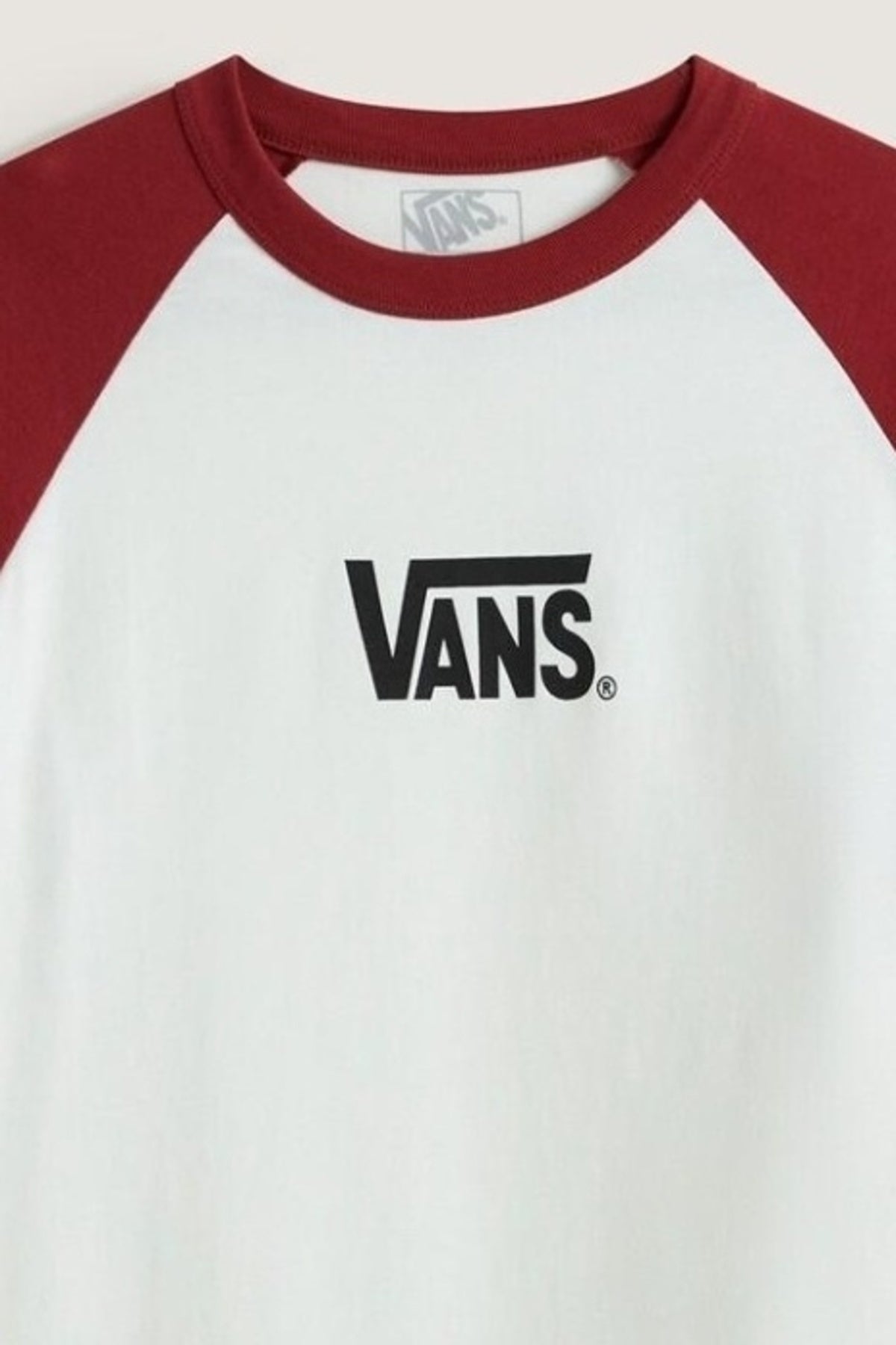 VANS VN0010FNH891 CORE RAGLAN LS TEE en color BLANCO (3)