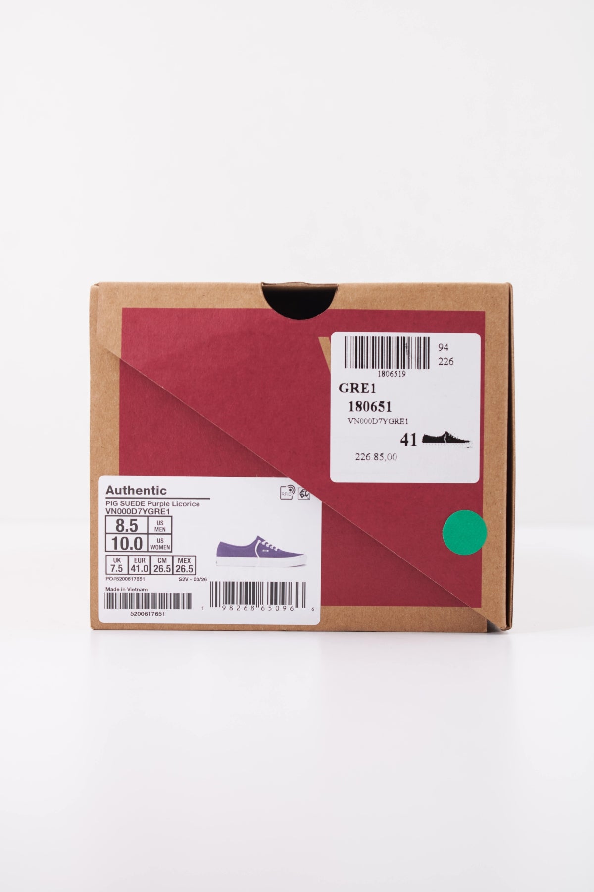 VANS VN000D7YGRE1 AUTHENTIC en color VIOLETA (6)