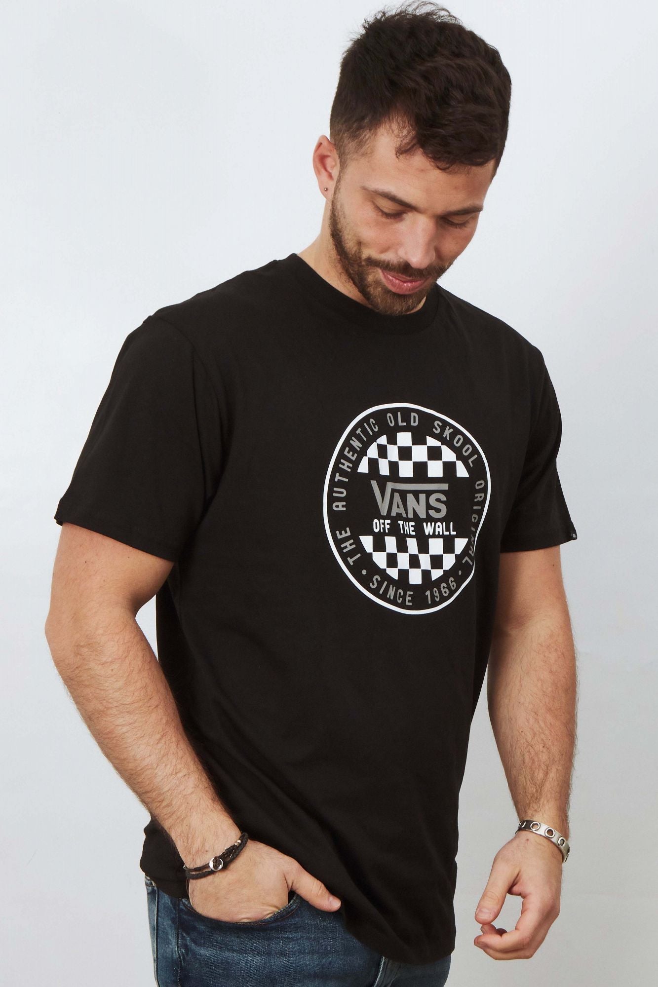 VANS OG CHECKER SS en color NEGRO (2)