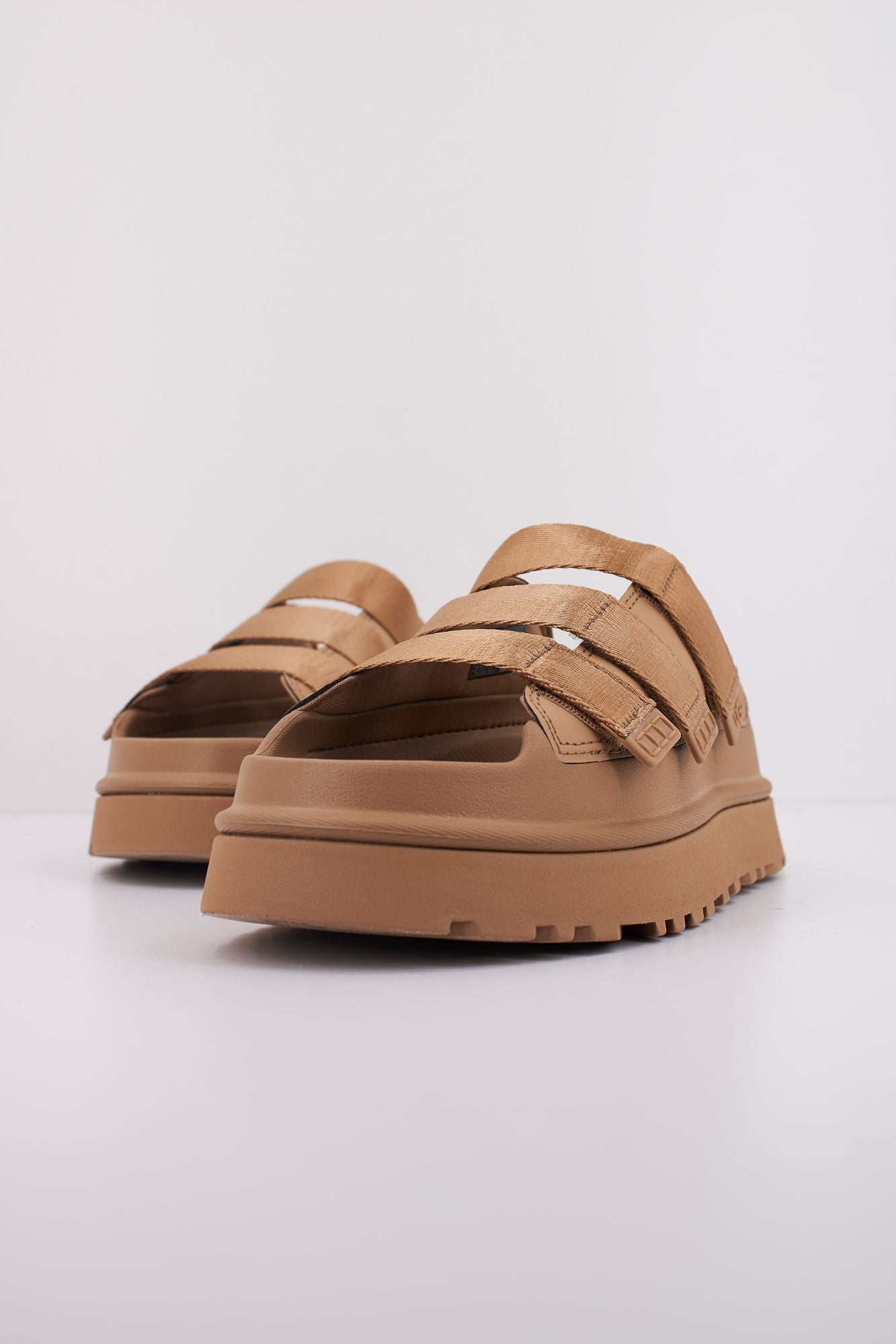 UGG W GOLDEN GLOW SLIDE en color MARRON (2)