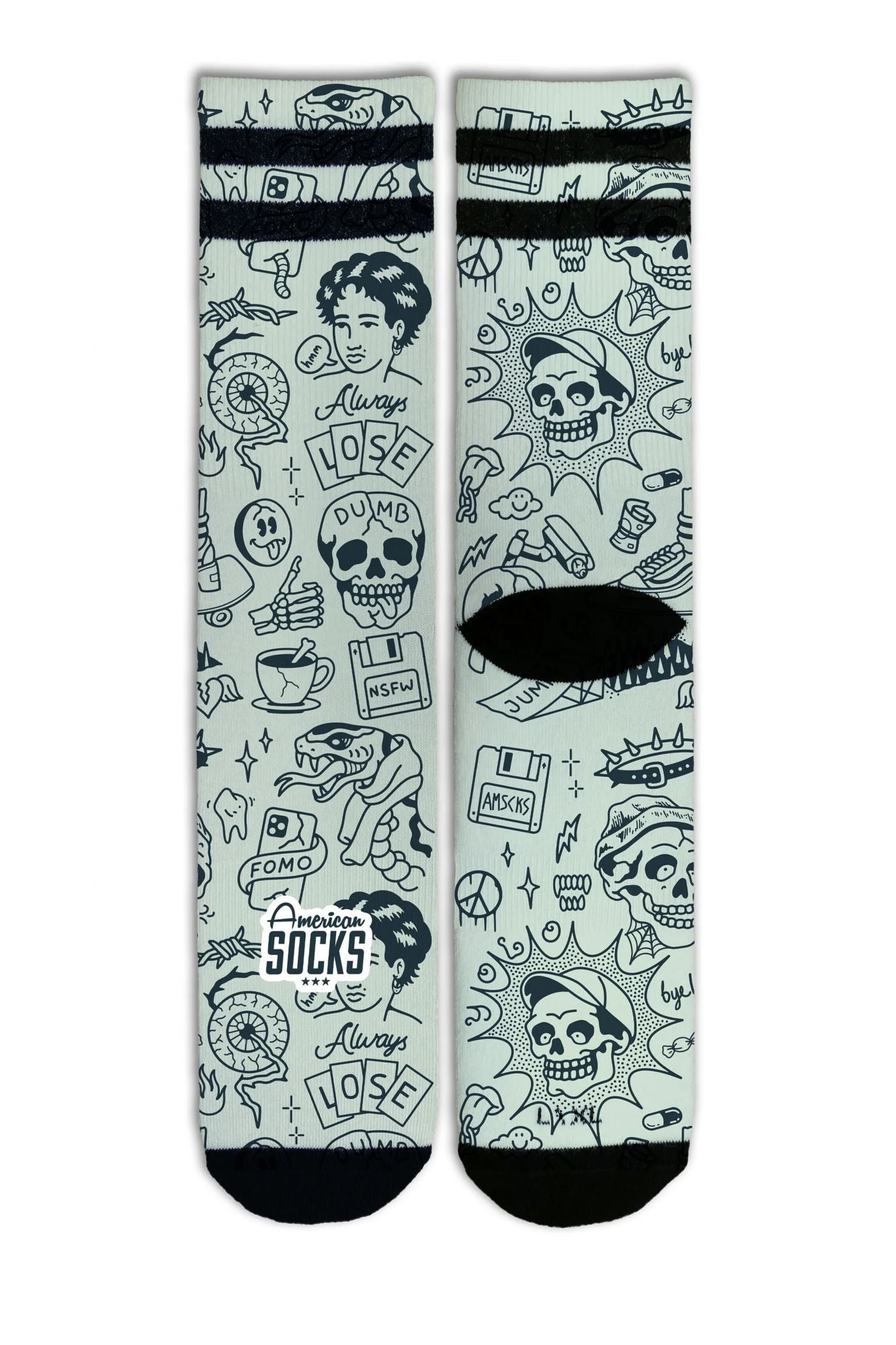 AMERICAN SOCKS FOMO en color MULTICOLOR (1)