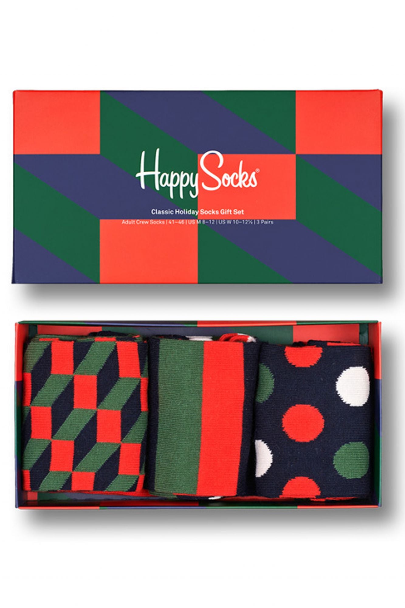 HAPPY SOCKS 3-PACK CLASSIC HOLIDAY en color MULTICOLOR (1)