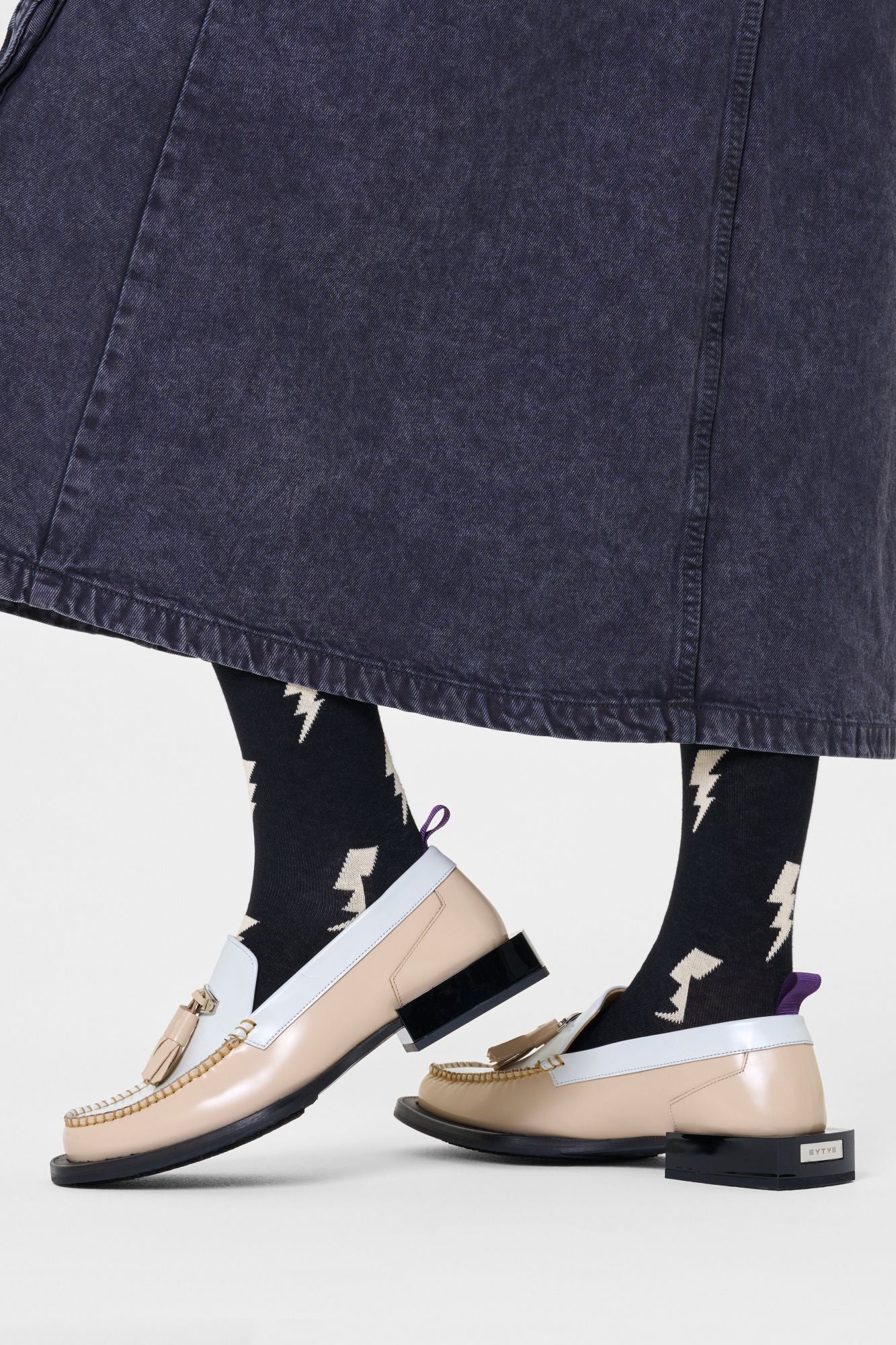 HAPPY SOCKS FLASH SOCK en color NEGRO (3)