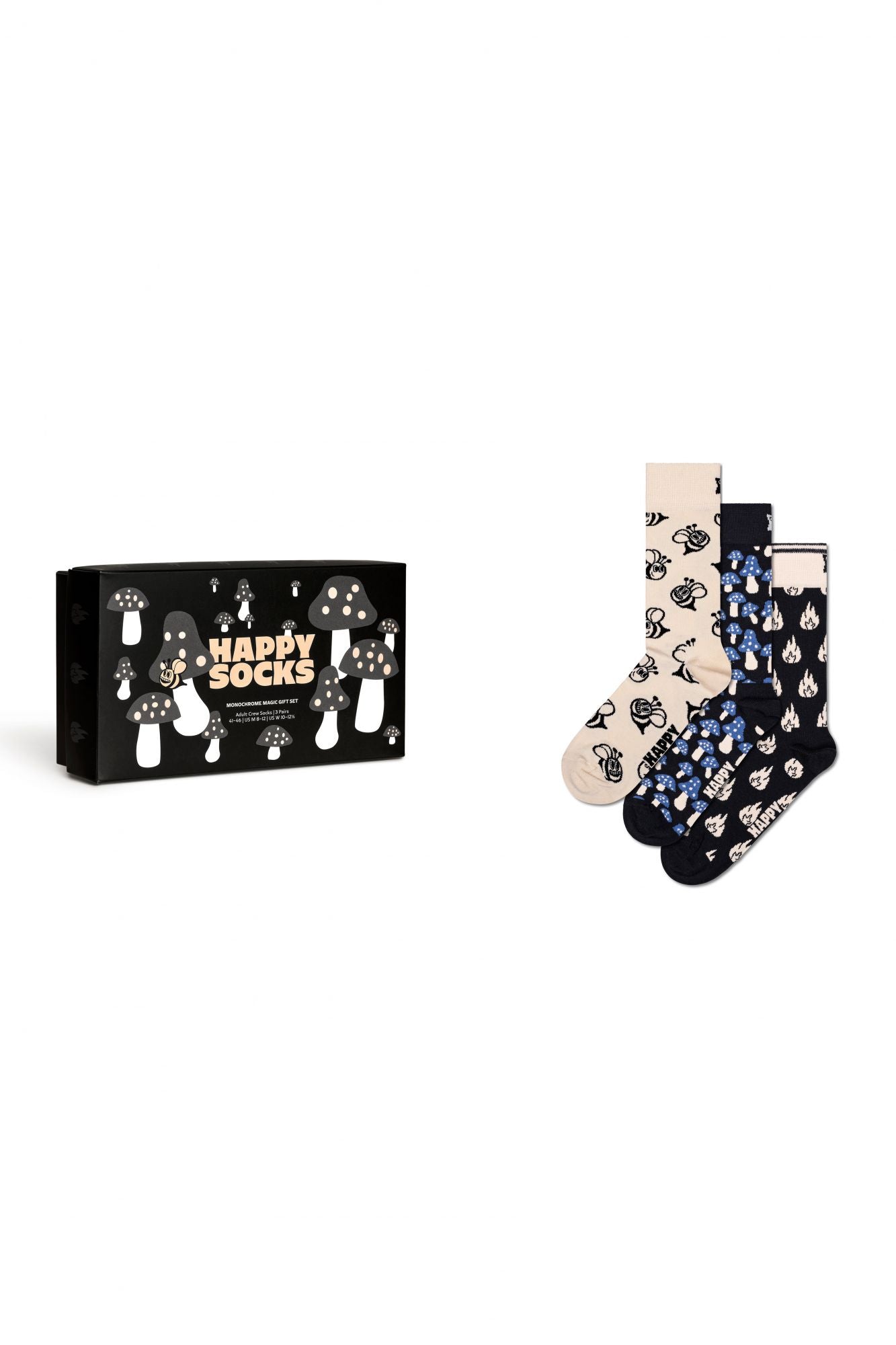 HAPPY SOCKS 3-PACK MONOCHROME MAGIC SOC en color MULTICOLOR (2)
