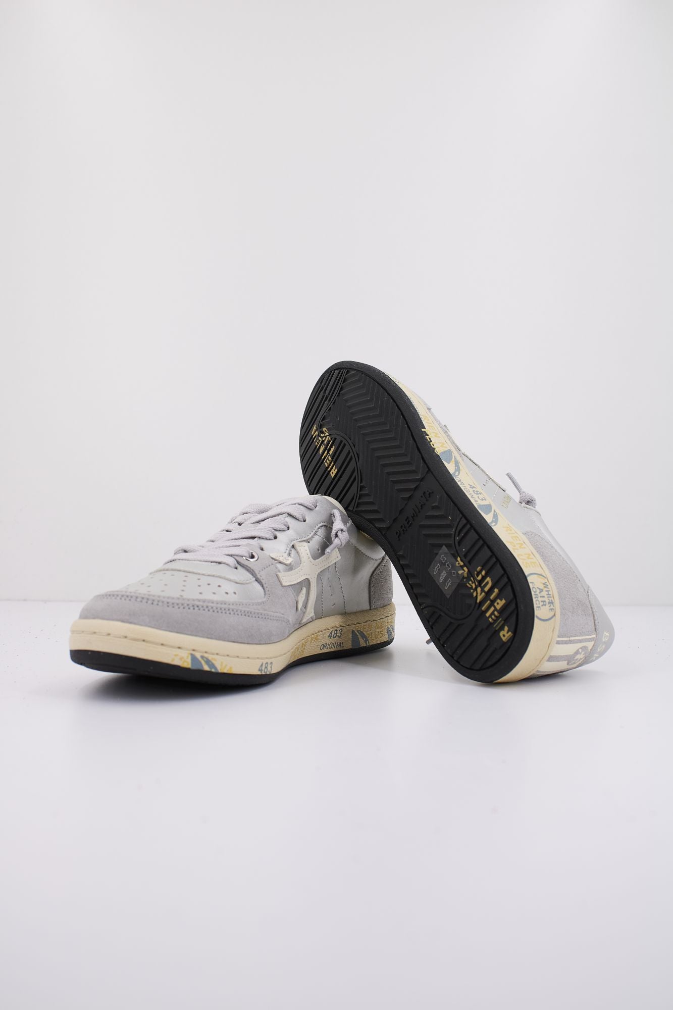 PREMIATA BSKT CLAYD 6782 en color PLATA (4)