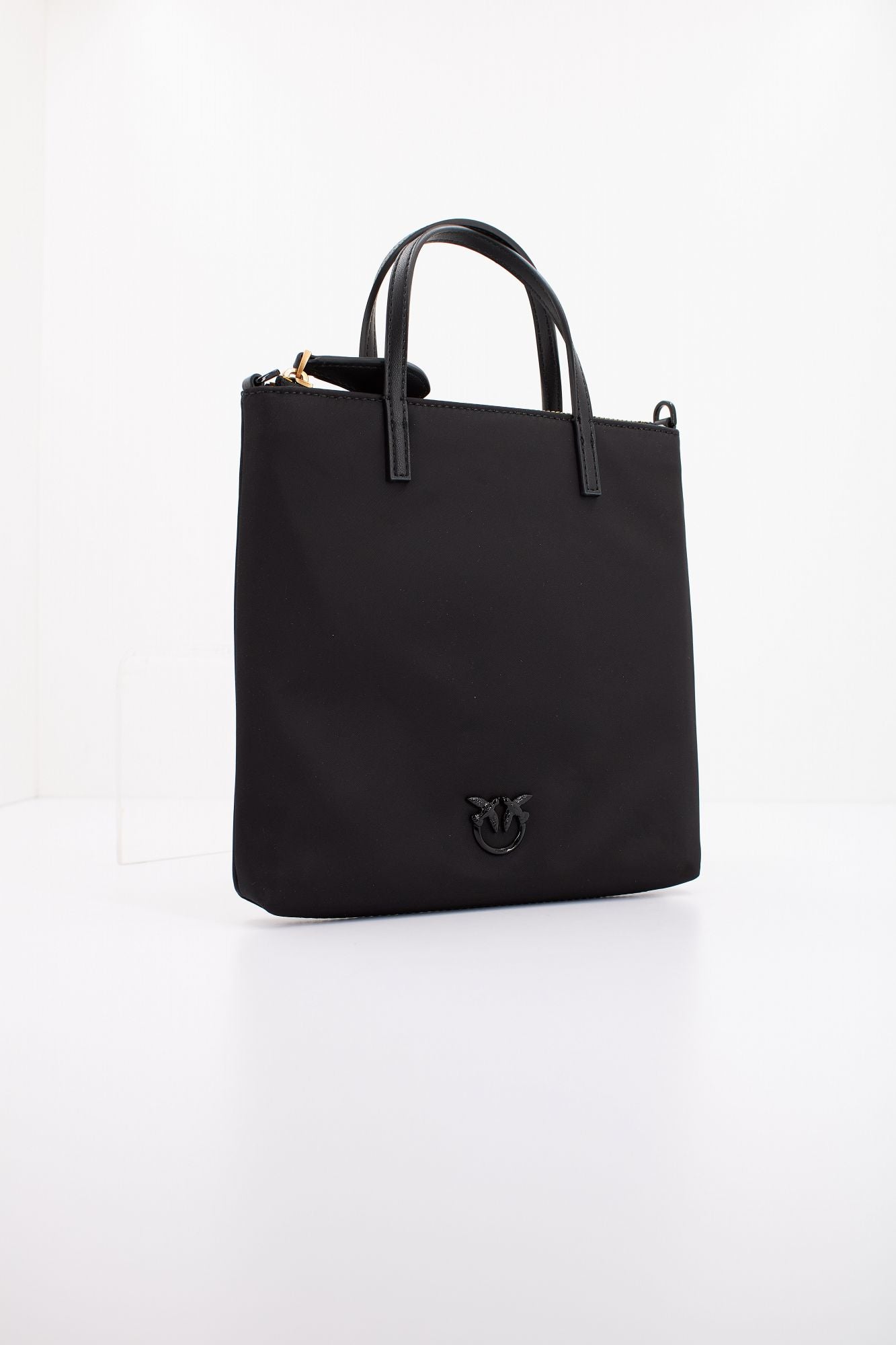 PINKO MINI SHOPPER RECYCLED N en color NEGRO (2)