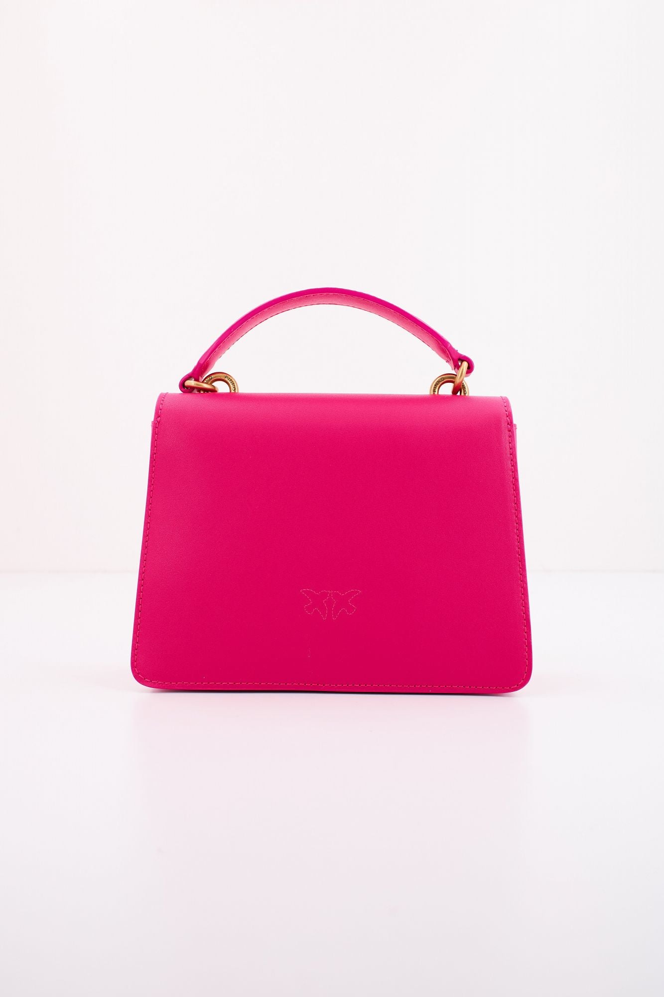 PINKO LOVE ONE TOP HANDLE MIN en color ROSA (3)