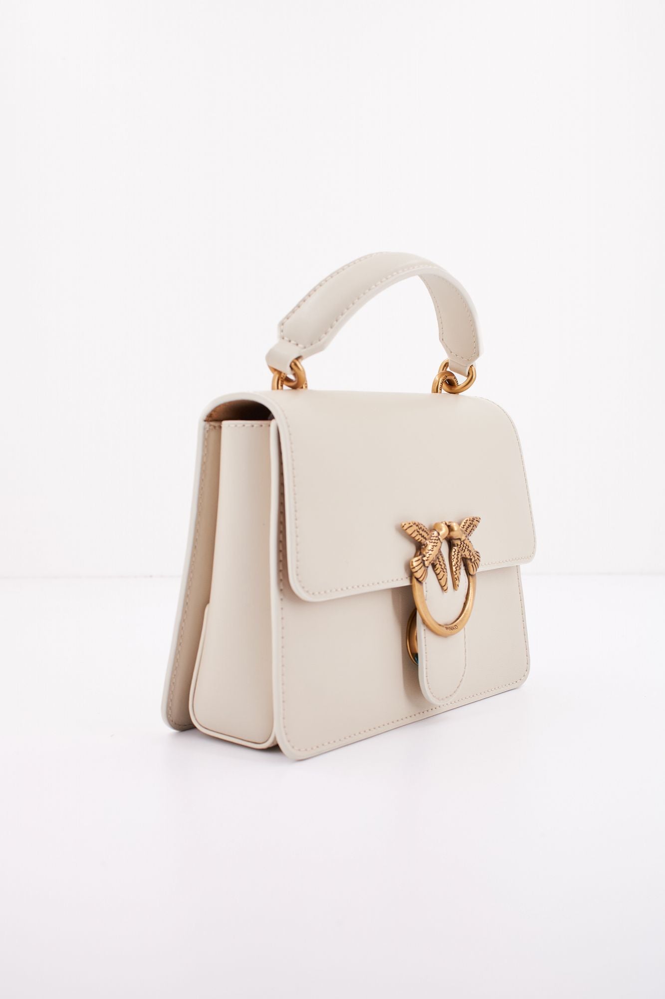 PINKO LOVE ONE TOP HANDLE MIN en color BLANCO (2)