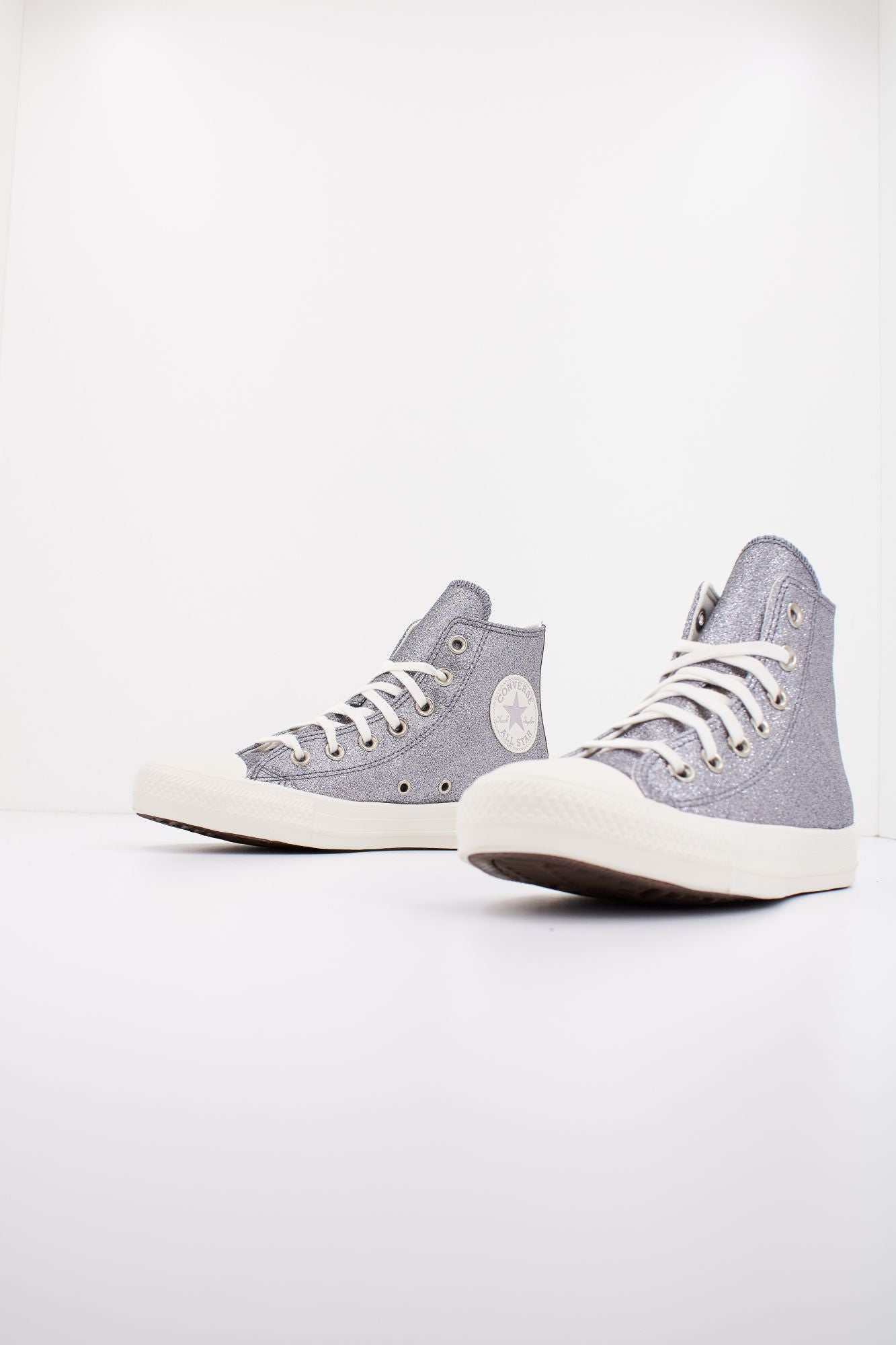 CONVERSE CHUCK TAYLOR ALL STAR GLITTER en color GRIS (2)
