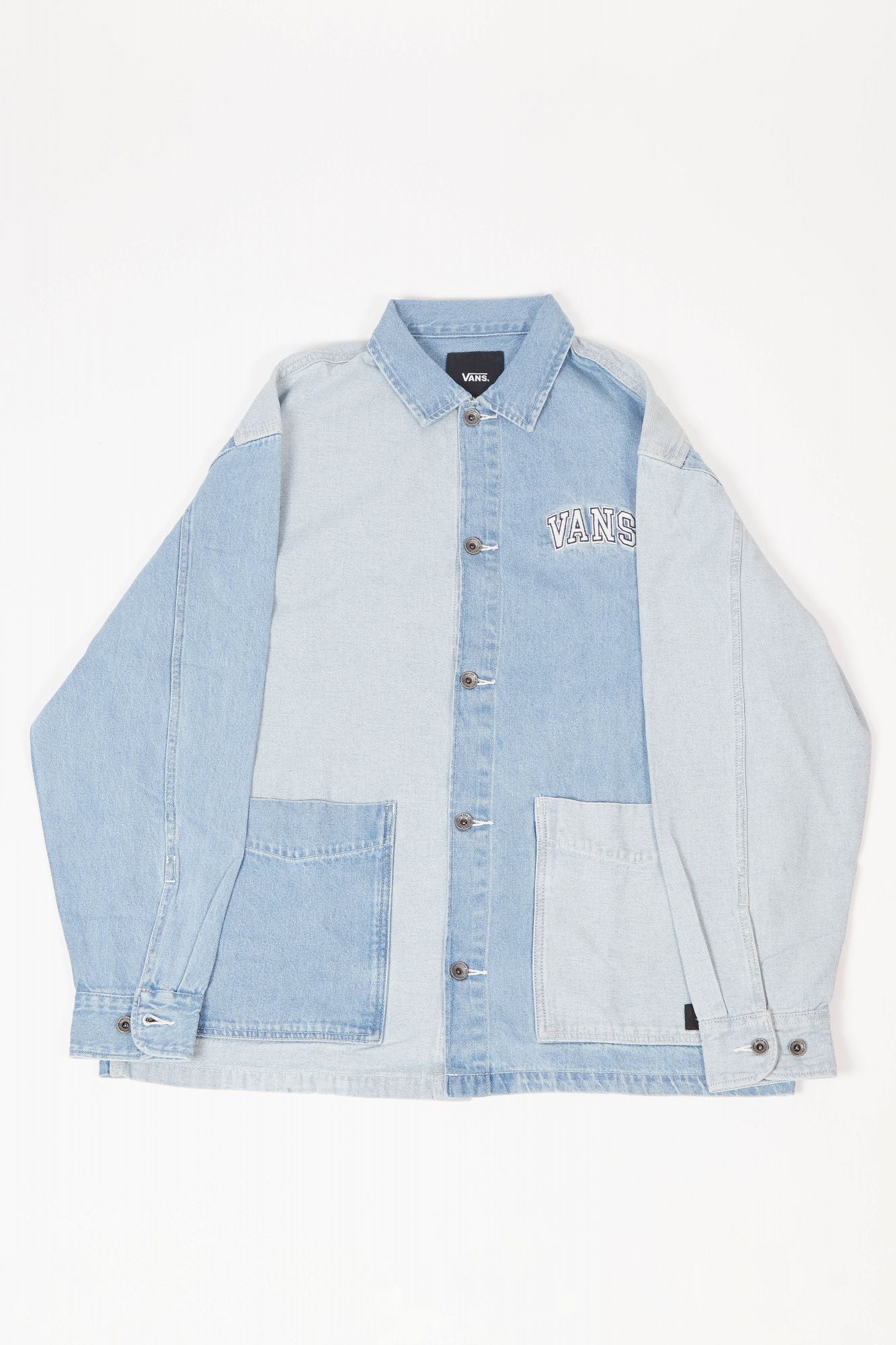 VANS MILLER LS SHIRT en color AZUL (2)