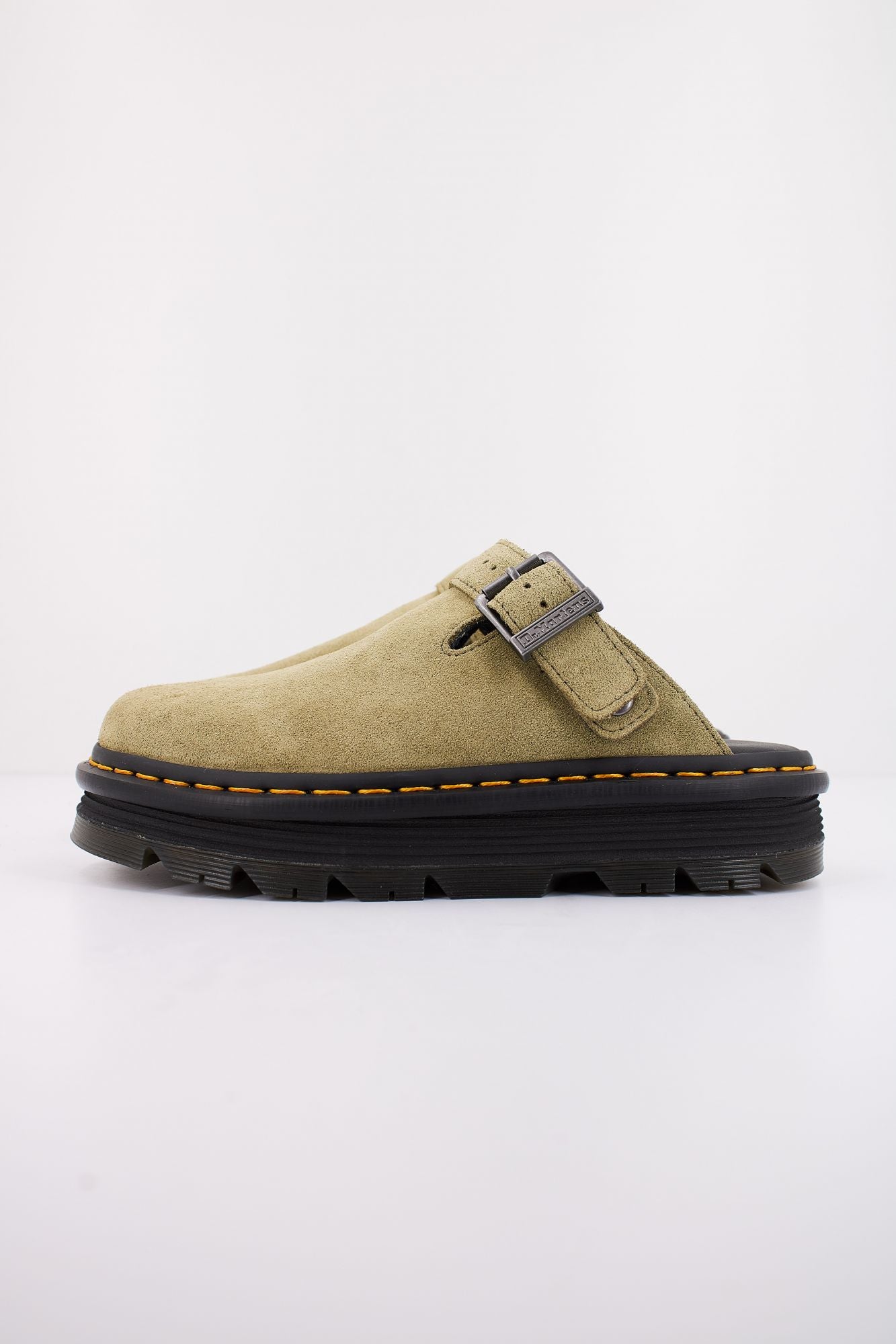 DR. MARTENS ZEBZAG MULE en color VERDE (1)