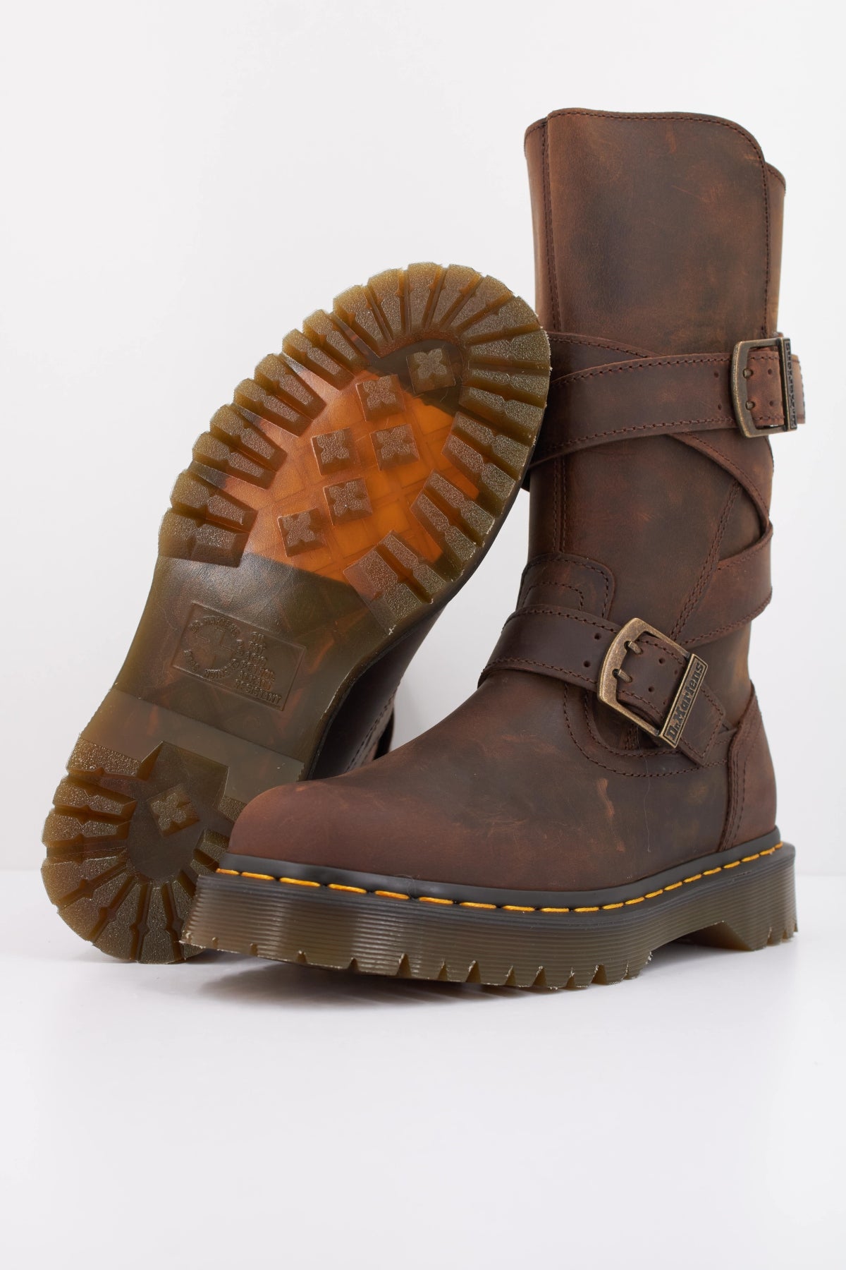 DR. MARTENS ANISTONE STRAP en color MARRON (5)