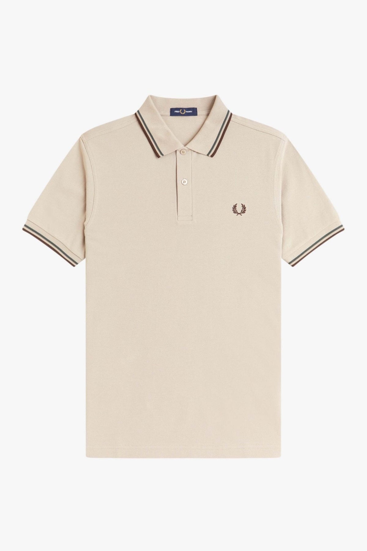FRED PERRY TWIN TIPPED en color BEIS (3)