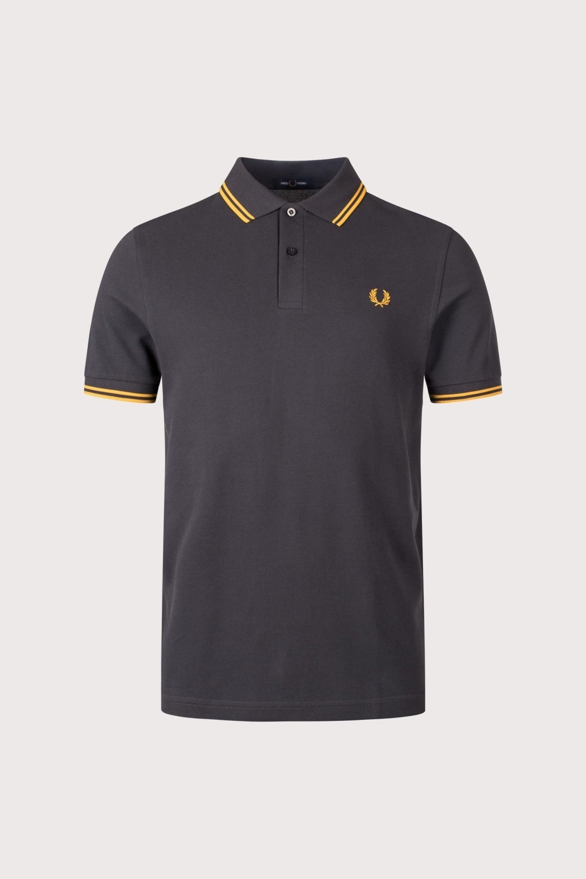 FRED PERRY M3600FP TWIN TIPPED SHIRT en color GRIS (1)