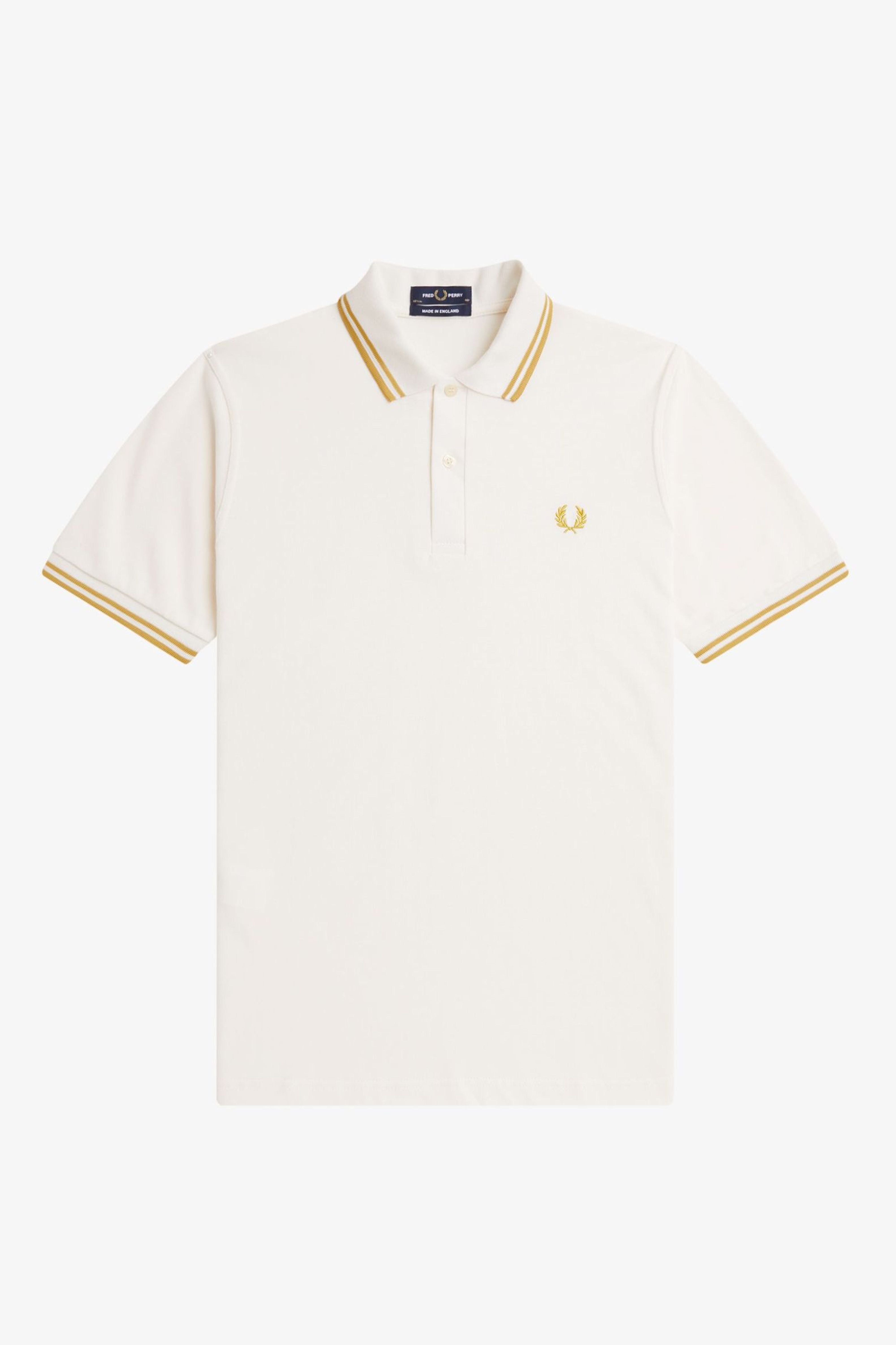 FRED PERRY THE SINBGLE TIPPED en color BLANCO (2)