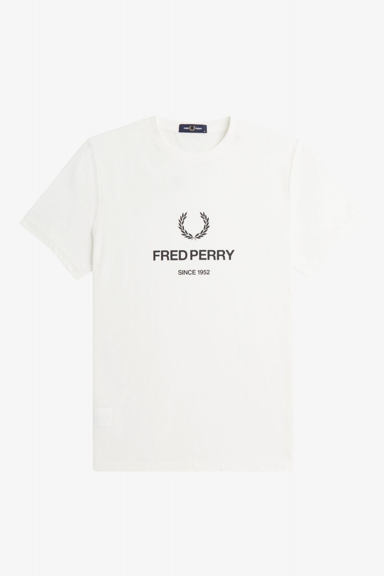 FRED PERRY GRAPHIC T-SHIRT en color BLANCO (2)