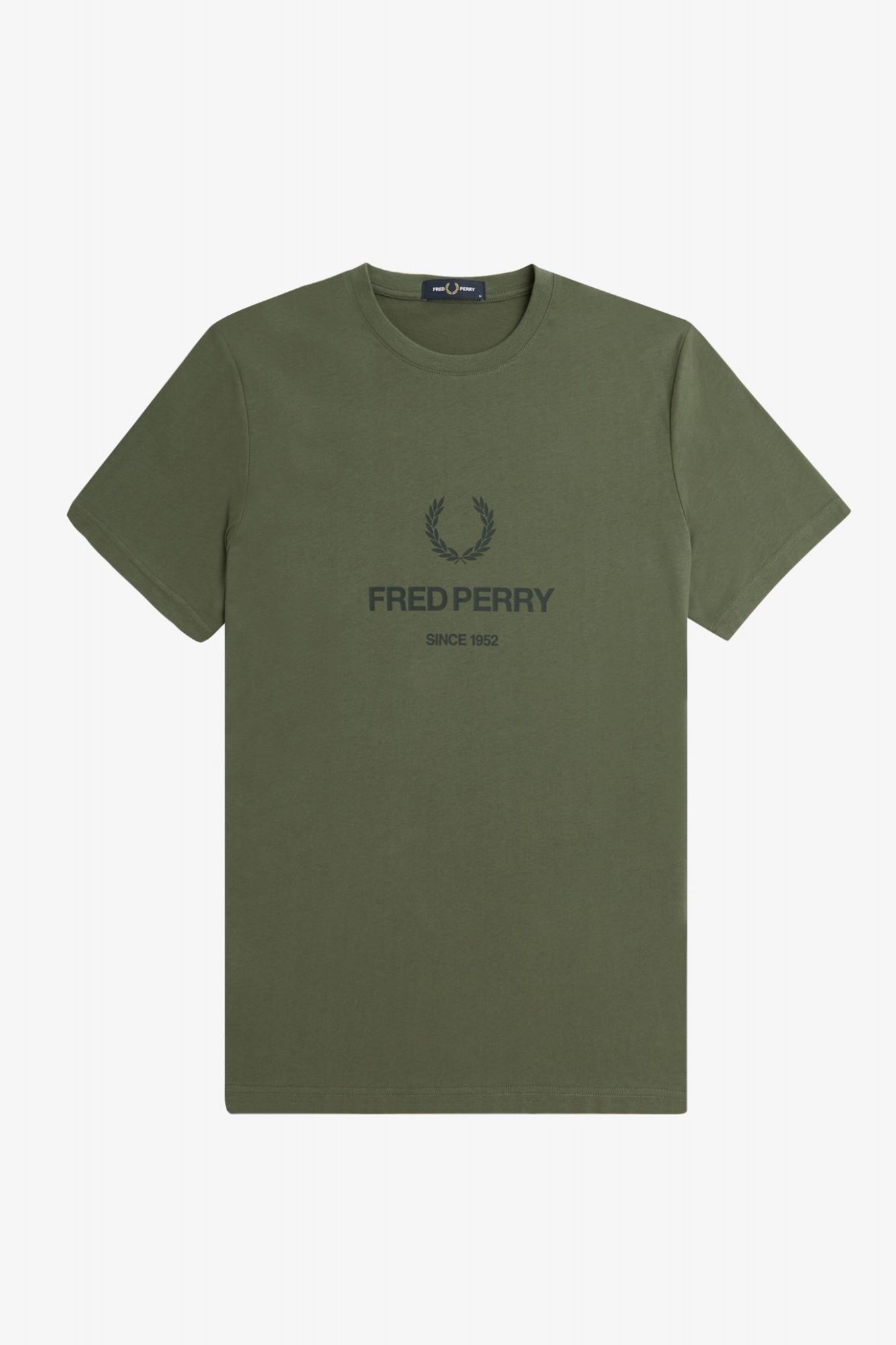 FRED PERRY GRAPHIC T-SHIRT en color VERDE (2)