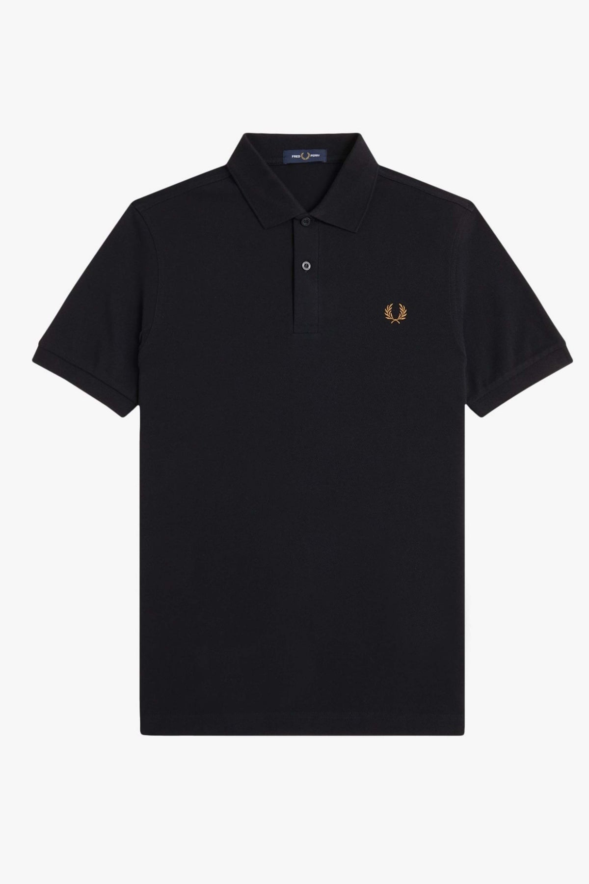 FRED PERRY  PLAIN FRED PERRY SHIRT en color NEGRO (1)