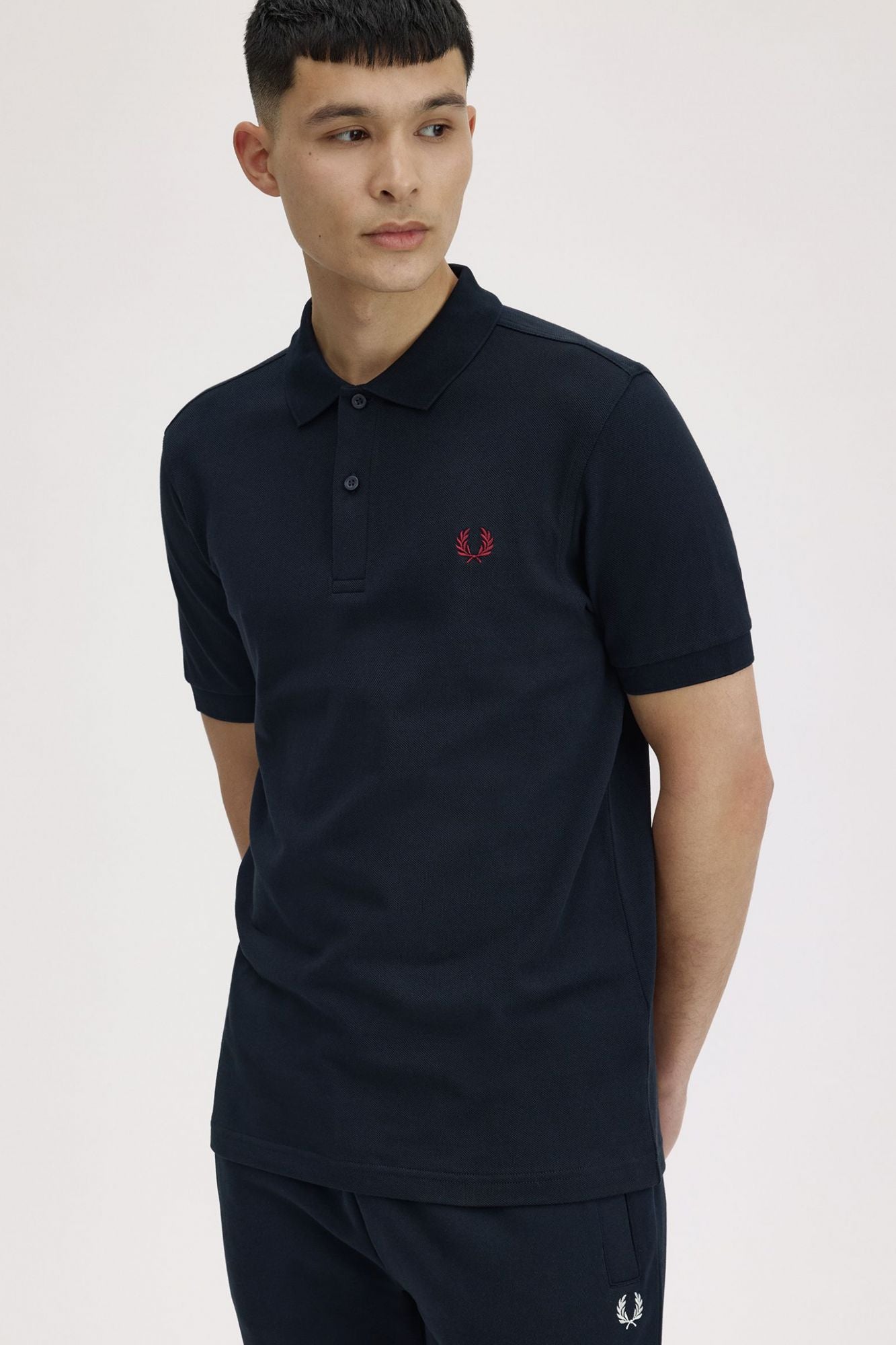 FRED PERRY  PLAIN FRED PERRY SHIRT en color AZUL (4)