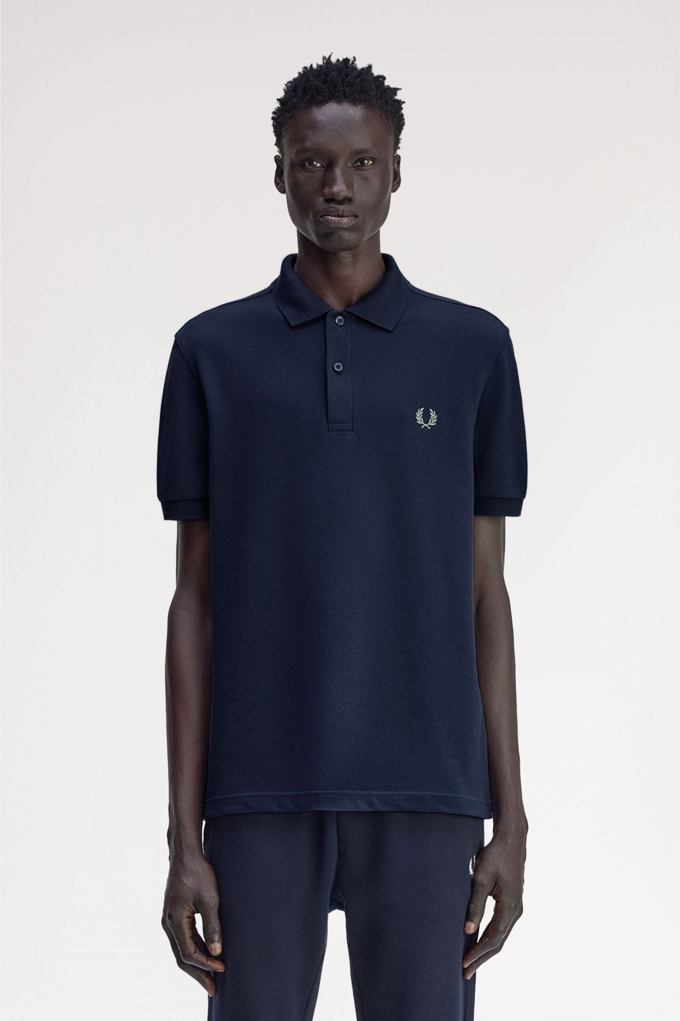 FRED PERRY  PLAIN FRED PERRY SHIRT en color AZUL (1)