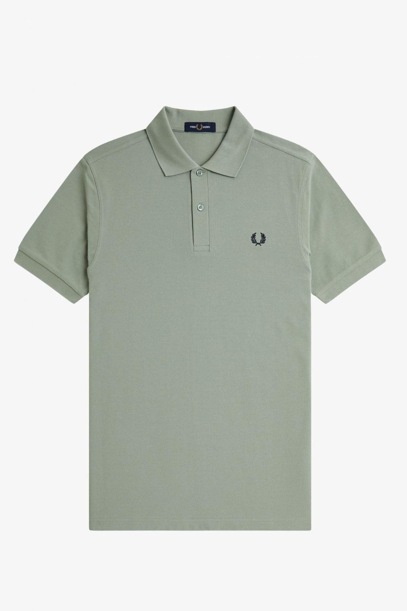 FRED PERRY  PLAIN FRED PERRY SHIRT en color VERDE (2)