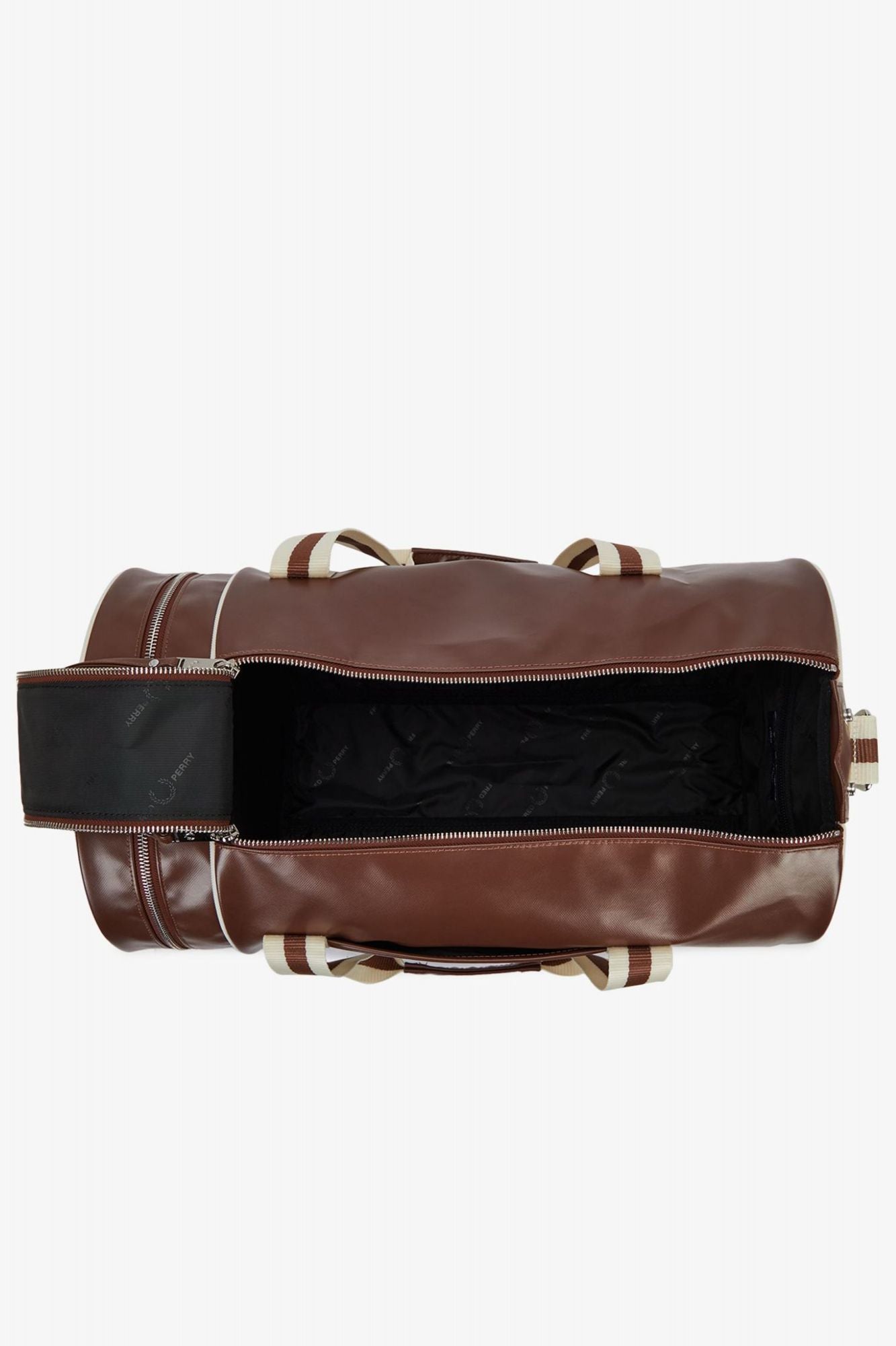 FRED PERRY CLASSIC BARREL BAG en color MARRON CLARO (3)