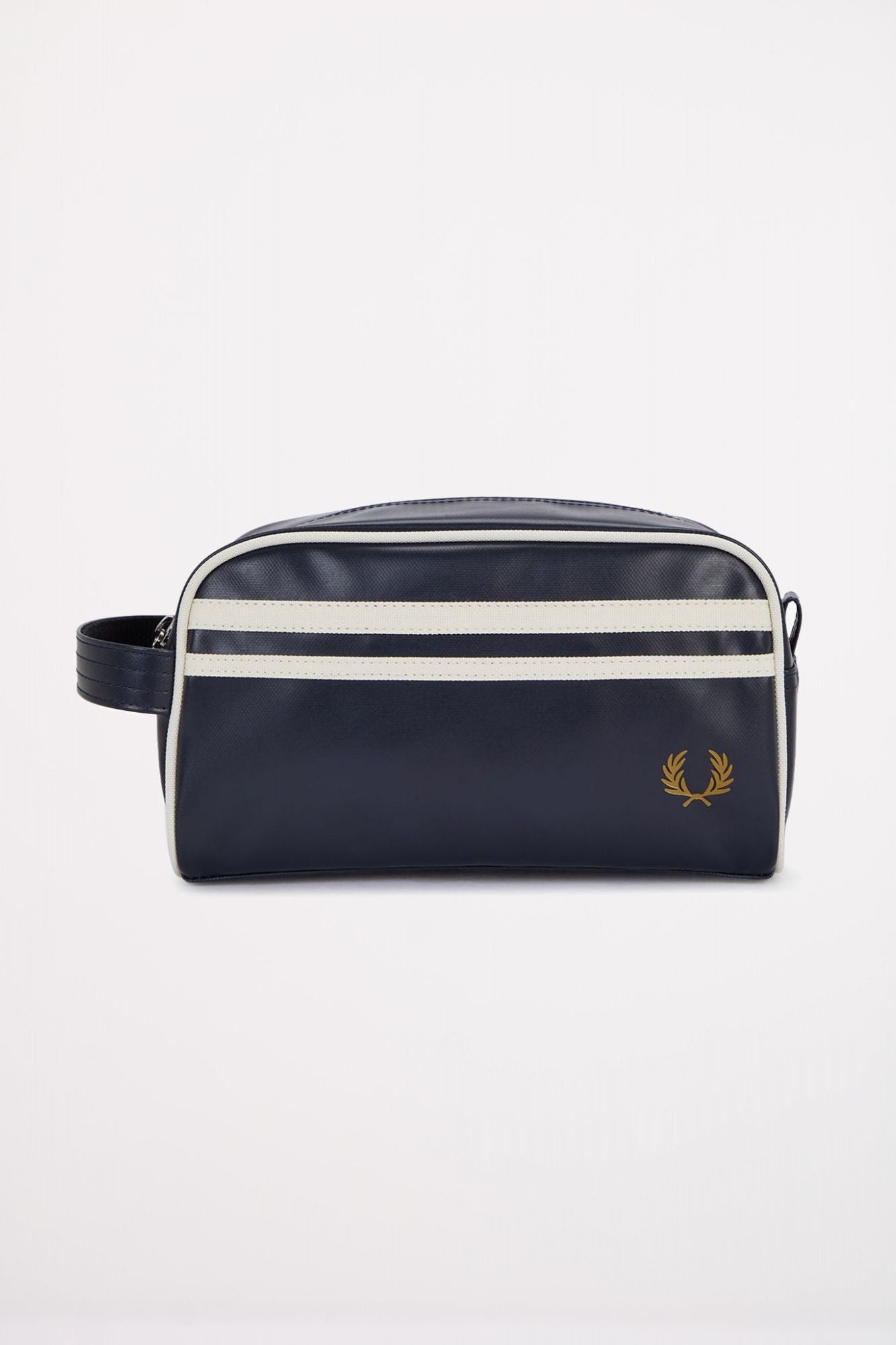 FRED PERRY COATED POLYESTER WASH BAG en color AZUL (1)