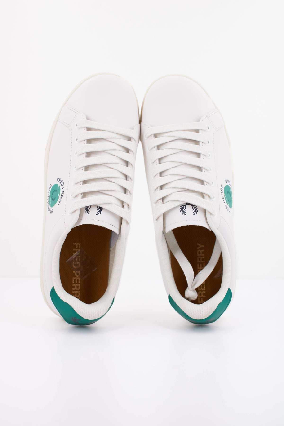 FRED PERRY B721 LEATHER TENNIS en color BLANCO (3)