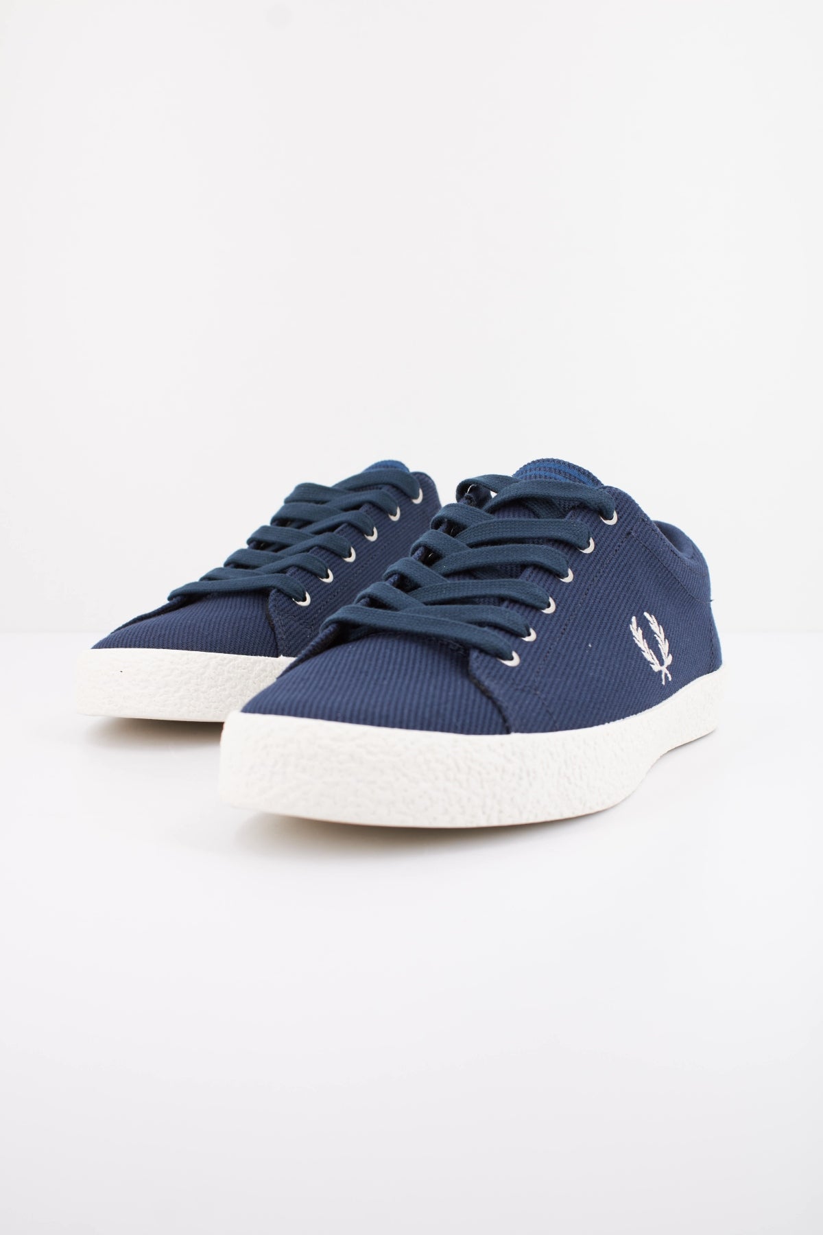 FRED PERRY  BASELINE HEAVY TWIL  en color AZUL (2)