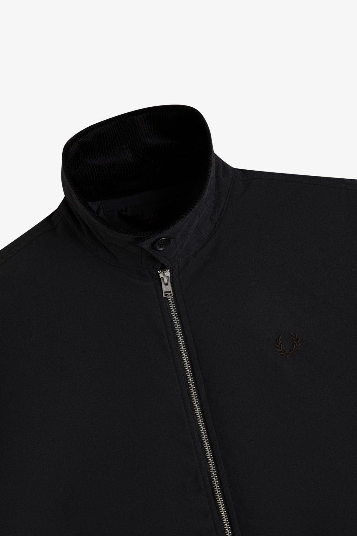 FRED PERRY THE CABAN JACKET en color NEGRO (3)