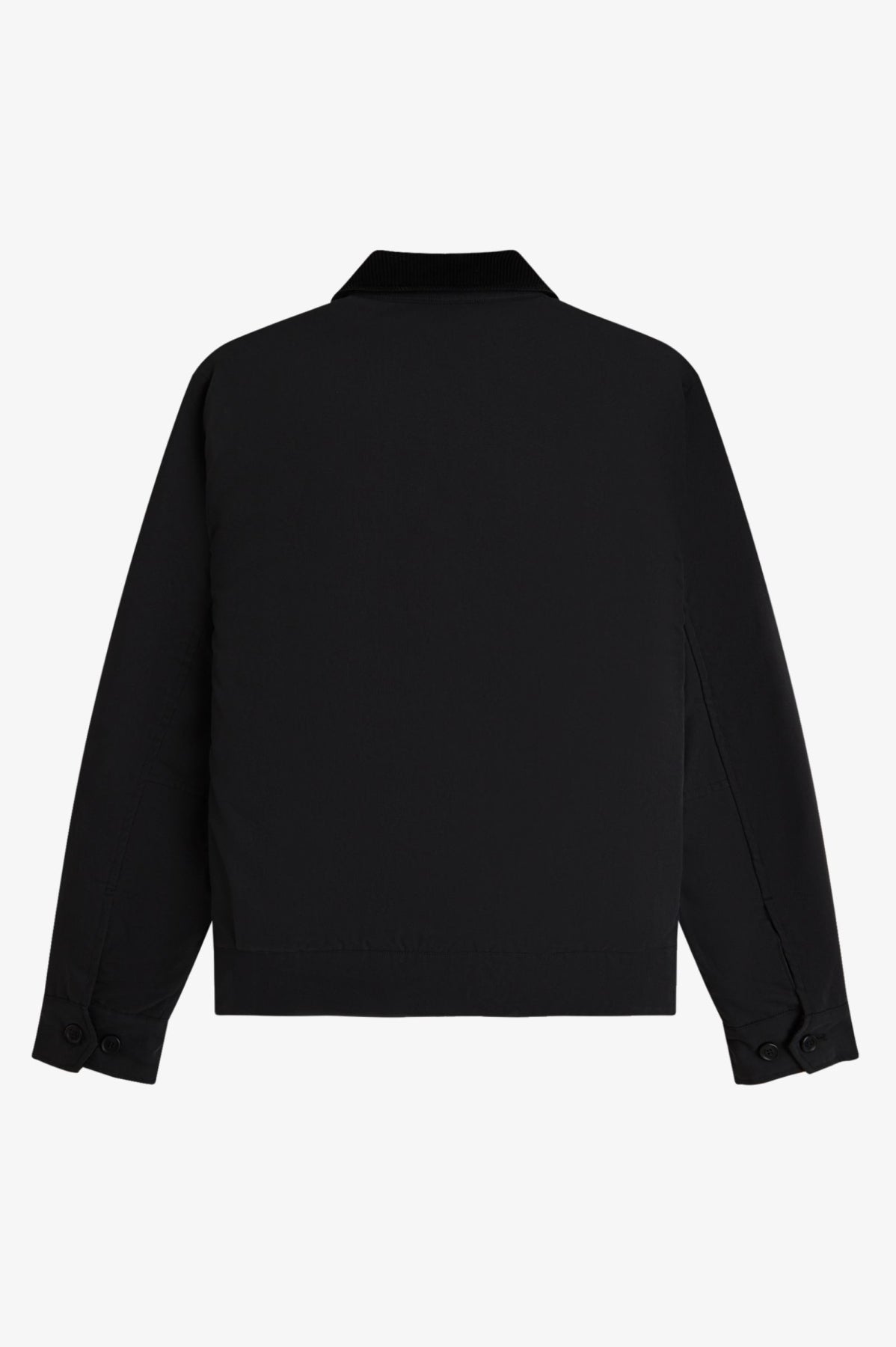 FRED PERRY THE CABAN JACKET en color NEGRO (4)