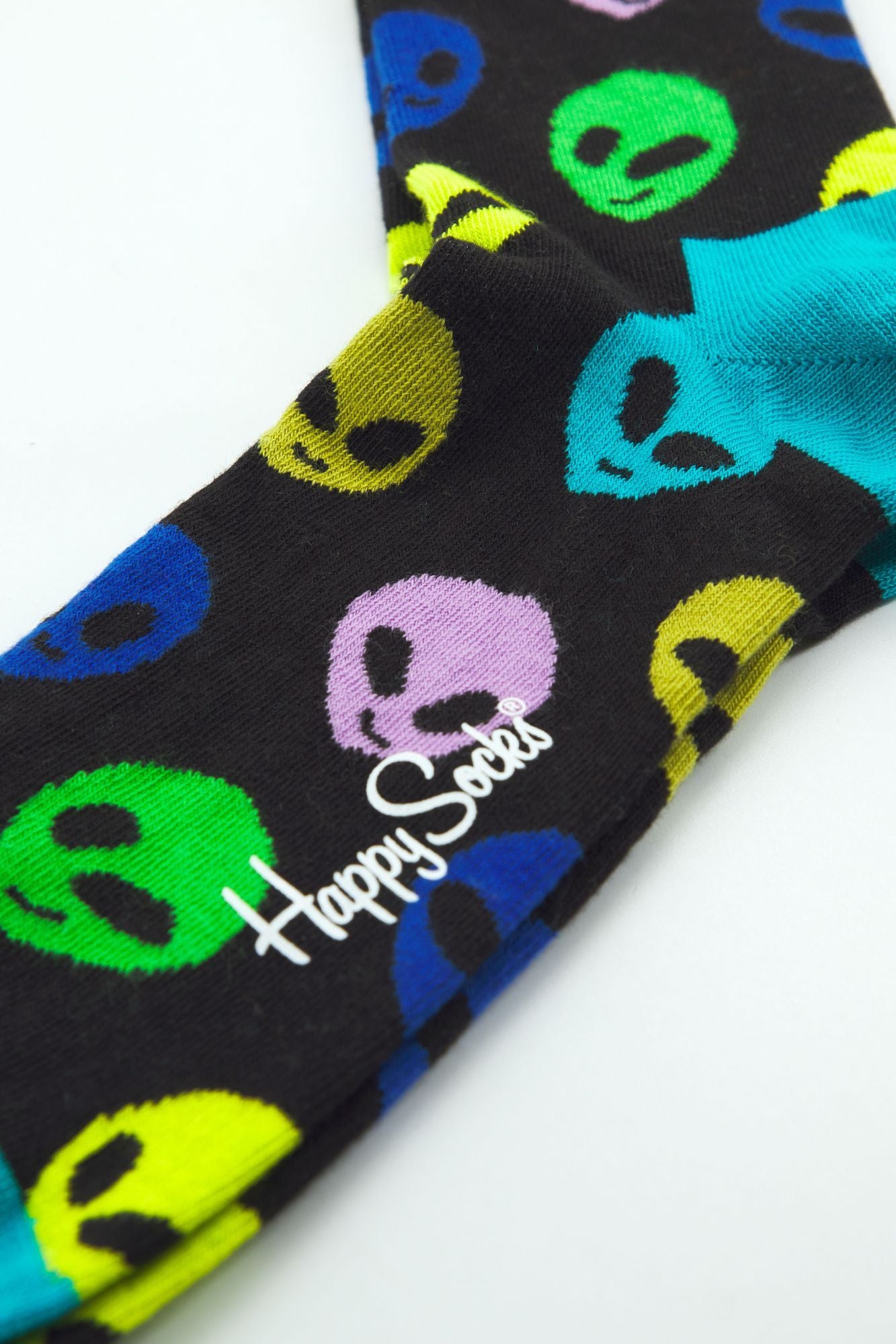 HAPPY SOCKS ALIEN  en color NEGRO (3)
