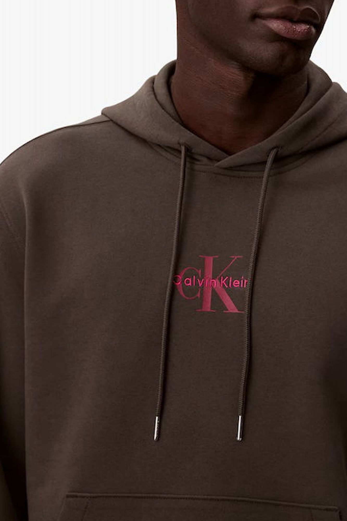 CALVIN KLEIN LS EU 350TERRY MICRO MON en color MARRON (3)