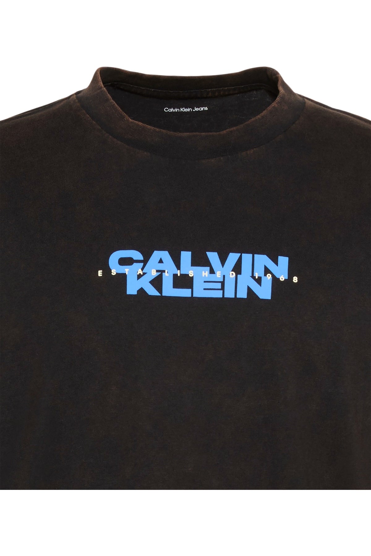 CALVIN KLEIN LV04RG834G WASHED SPINE GRAPHIC TEE en color NEGRO (2)