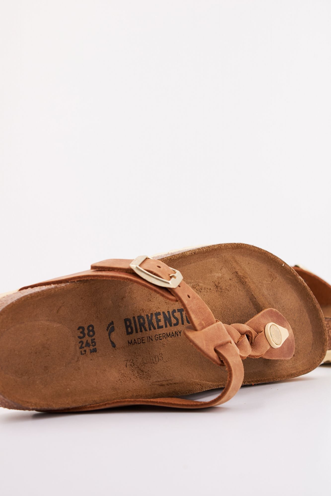 BIRKENSTOCK GIZEH BRAIDED en color MARRON (4)