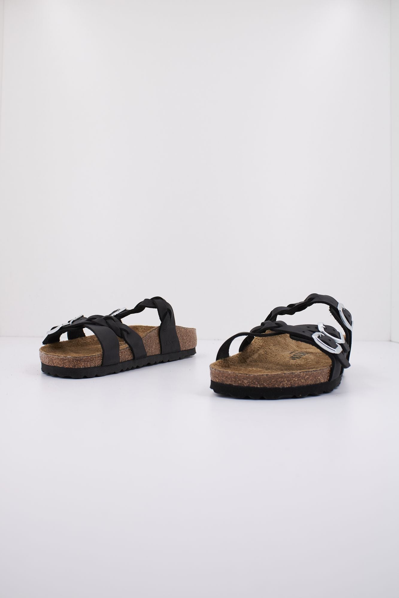BIRKENSTOCK FRANCA BRAIDED OILED LEAT en color NEGRO (2)