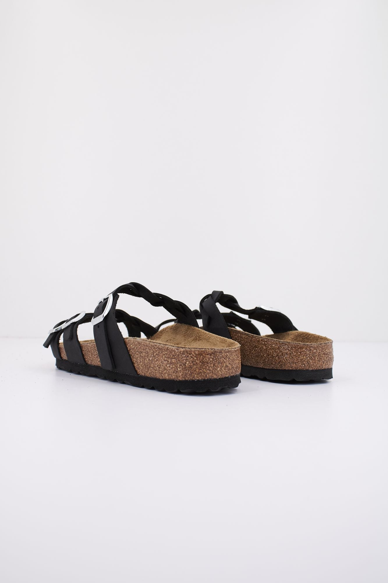 BIRKENSTOCK FRANCA BRAIDED OILED LEAT en color NEGRO (3)