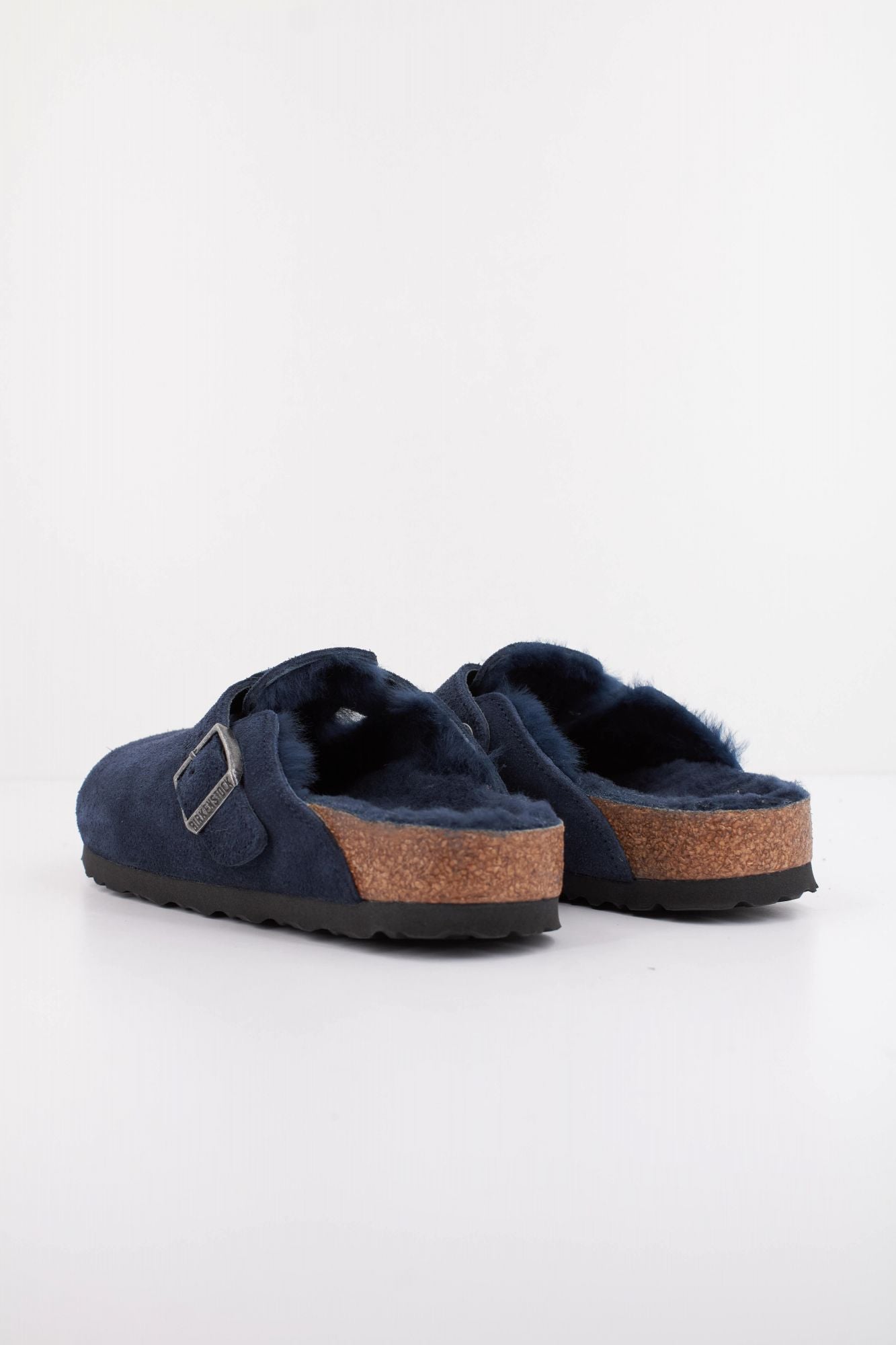 BIRKENSTOCK BOSTON SHEARLING en color AZUL (3)