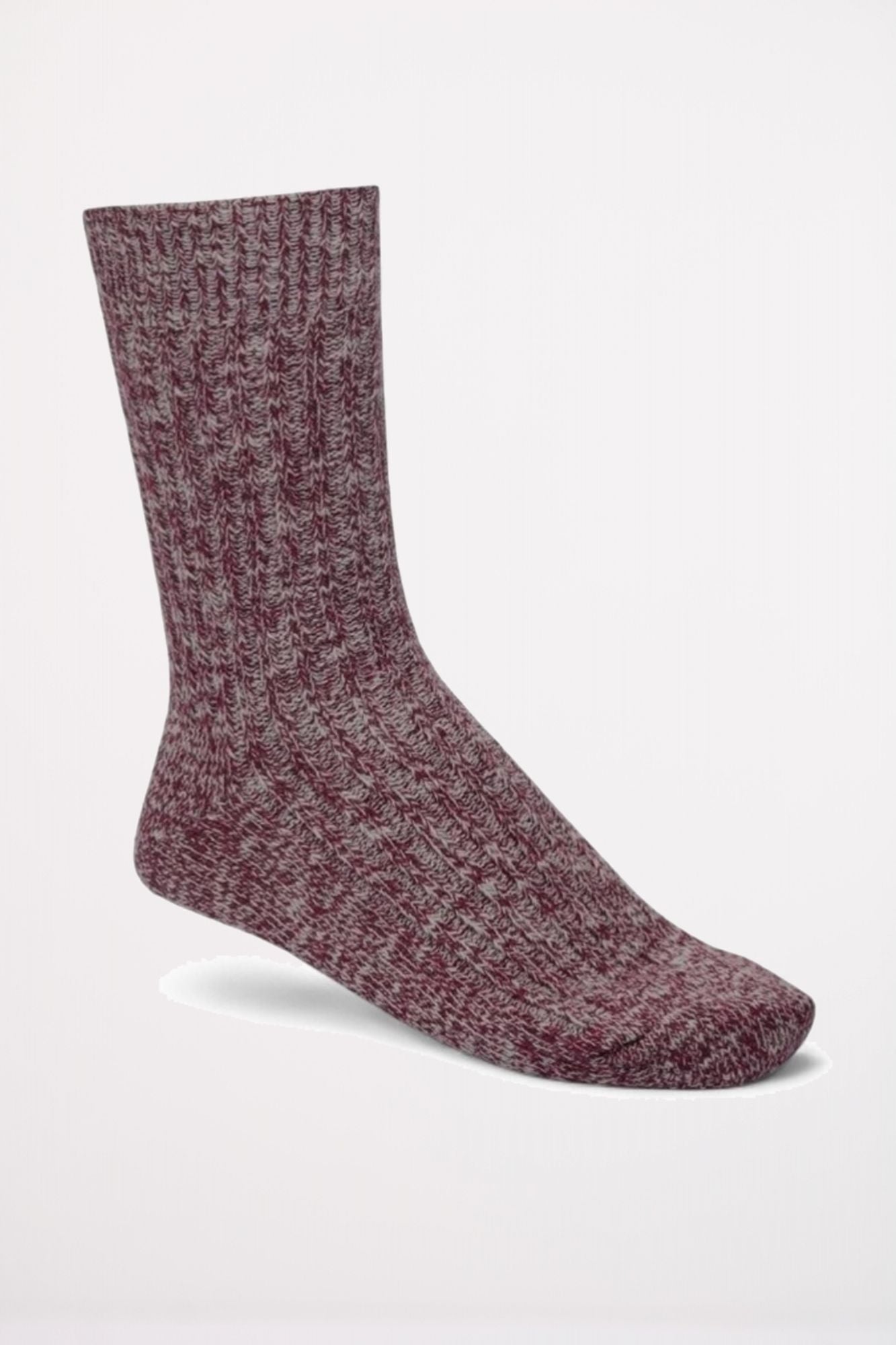 BIRKENSTOCK COTTON SLUB en color BURDEOS (1)