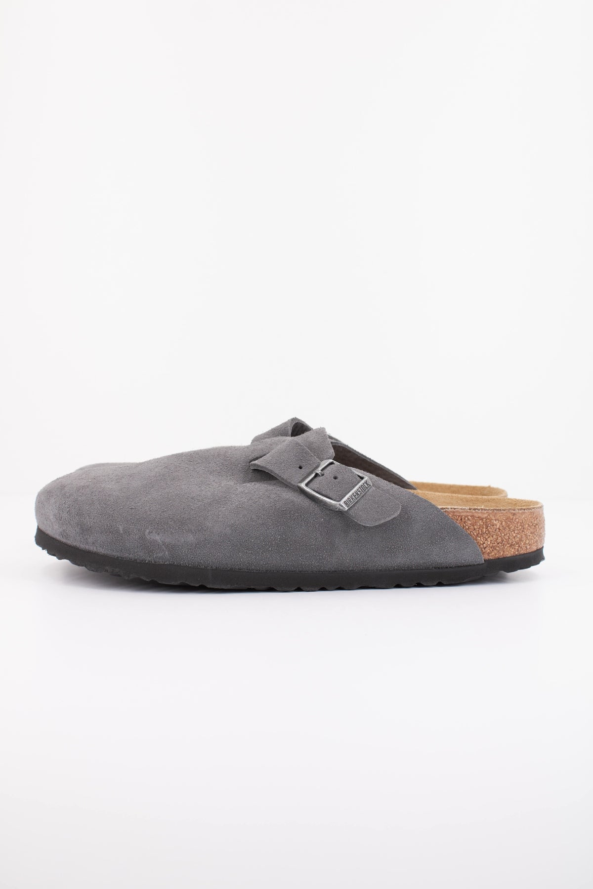 BIRKENSTOCK BOSTON SUEDE LEATHER en color GRIS (1)