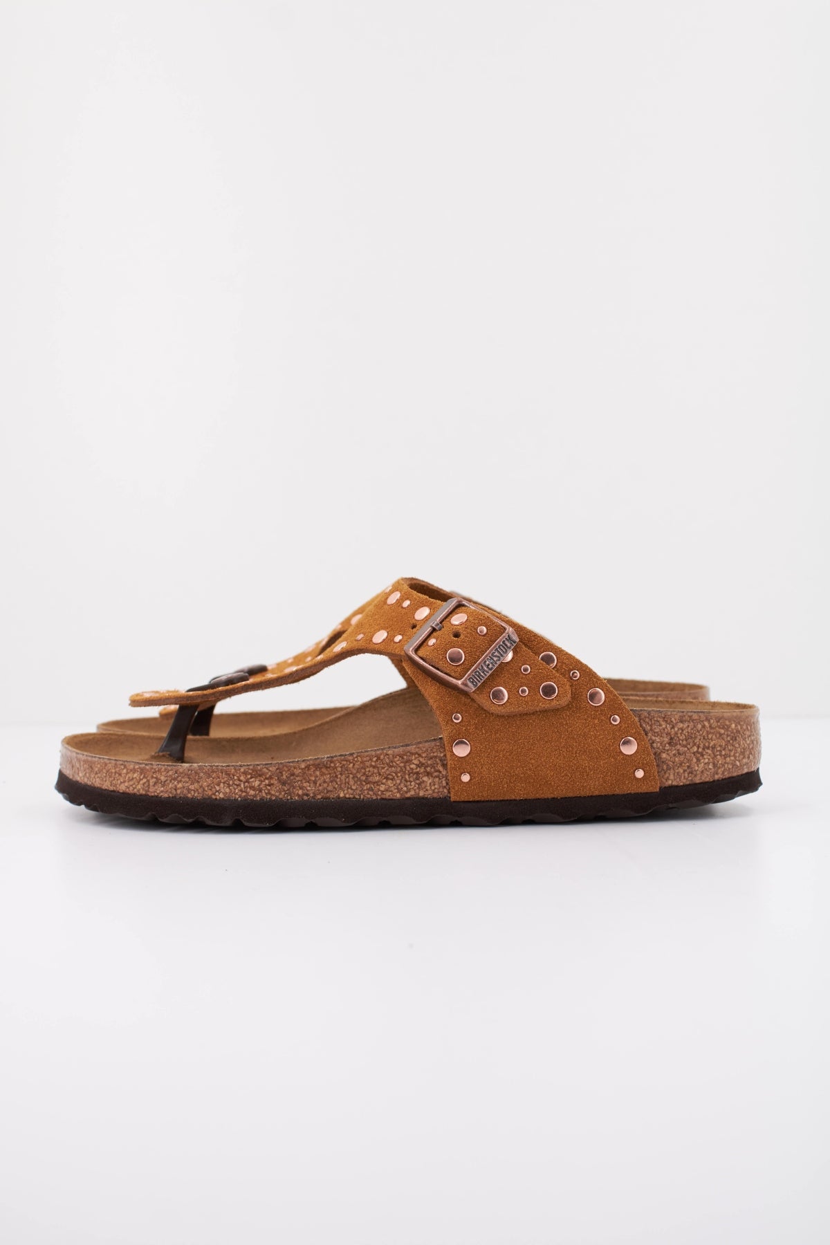 BIRKENSTOCK GIZEH RIVET BORDER en color MARRON (1)