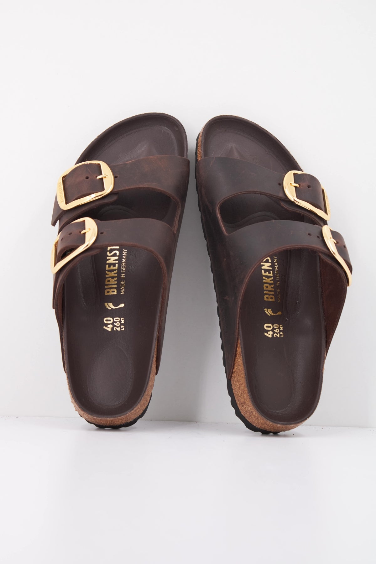 BIRKENSTOCK BIG BUCKLE OILED en color MARRON (3)