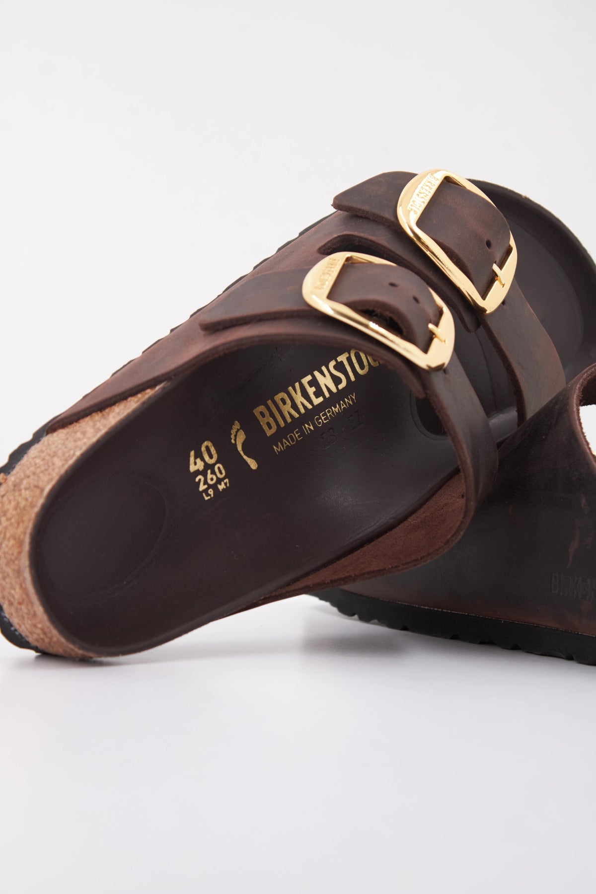 BIRKENSTOCK BIG BUCKLE OILED en color MARRON (5)