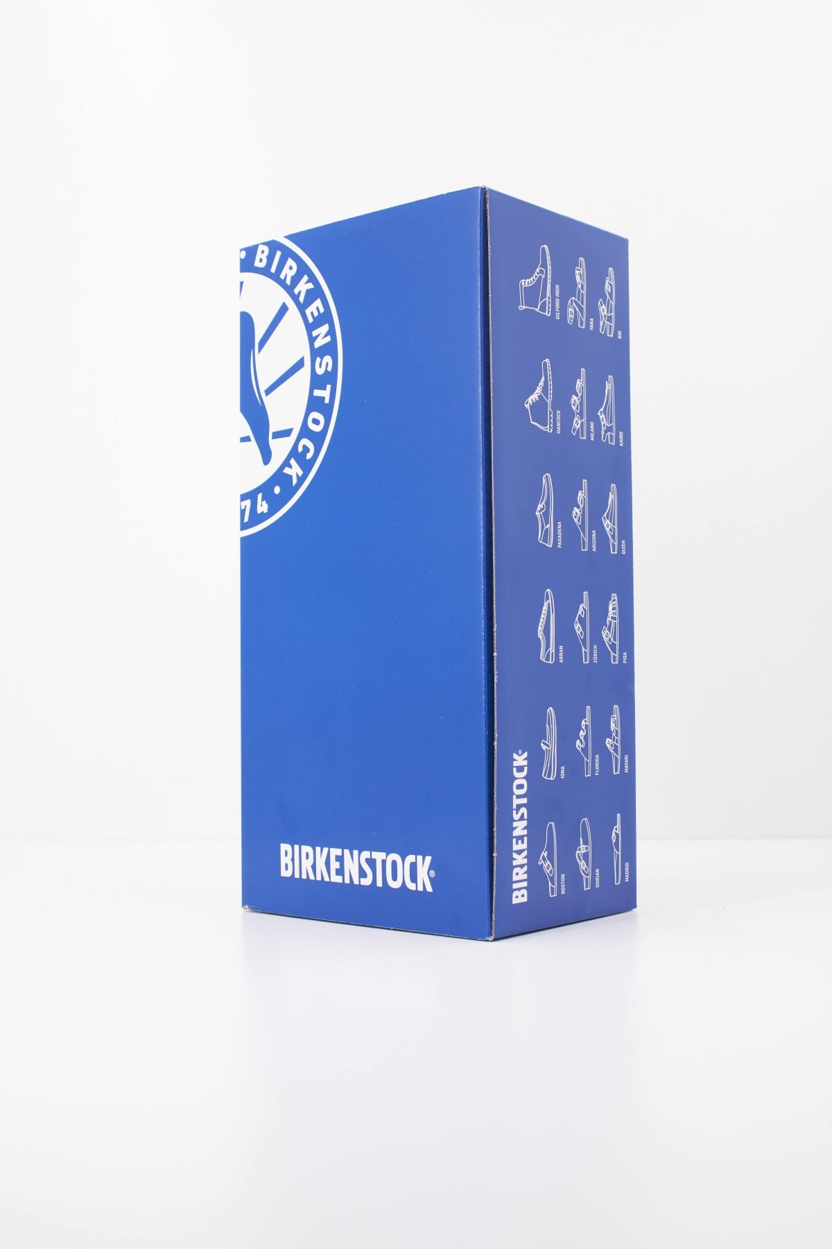 BIRKENSTOCK BOSTON RIVETS SUEDE LEATH en color AZUL (6)