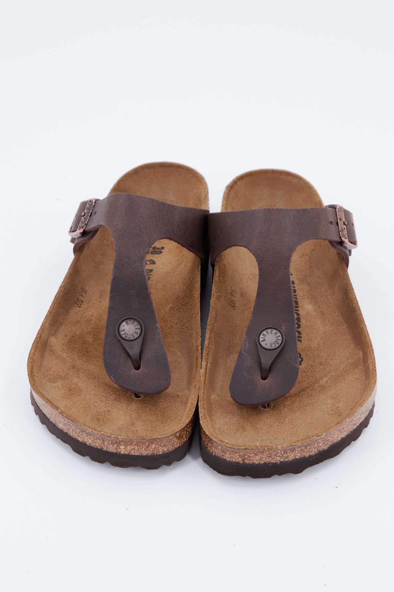 BIRKENSTOCK Gizeh NU Oiled en color MARRON (1)
