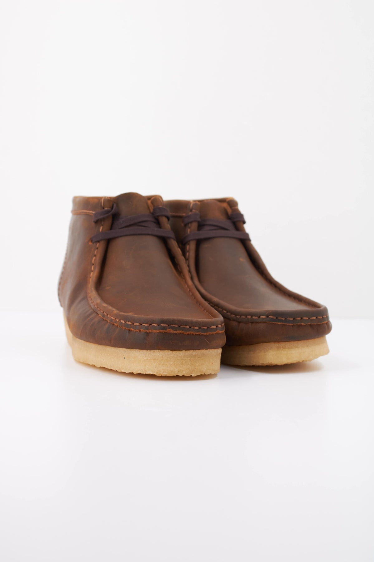 CLARKS WALLABEE en color MARRON (2)