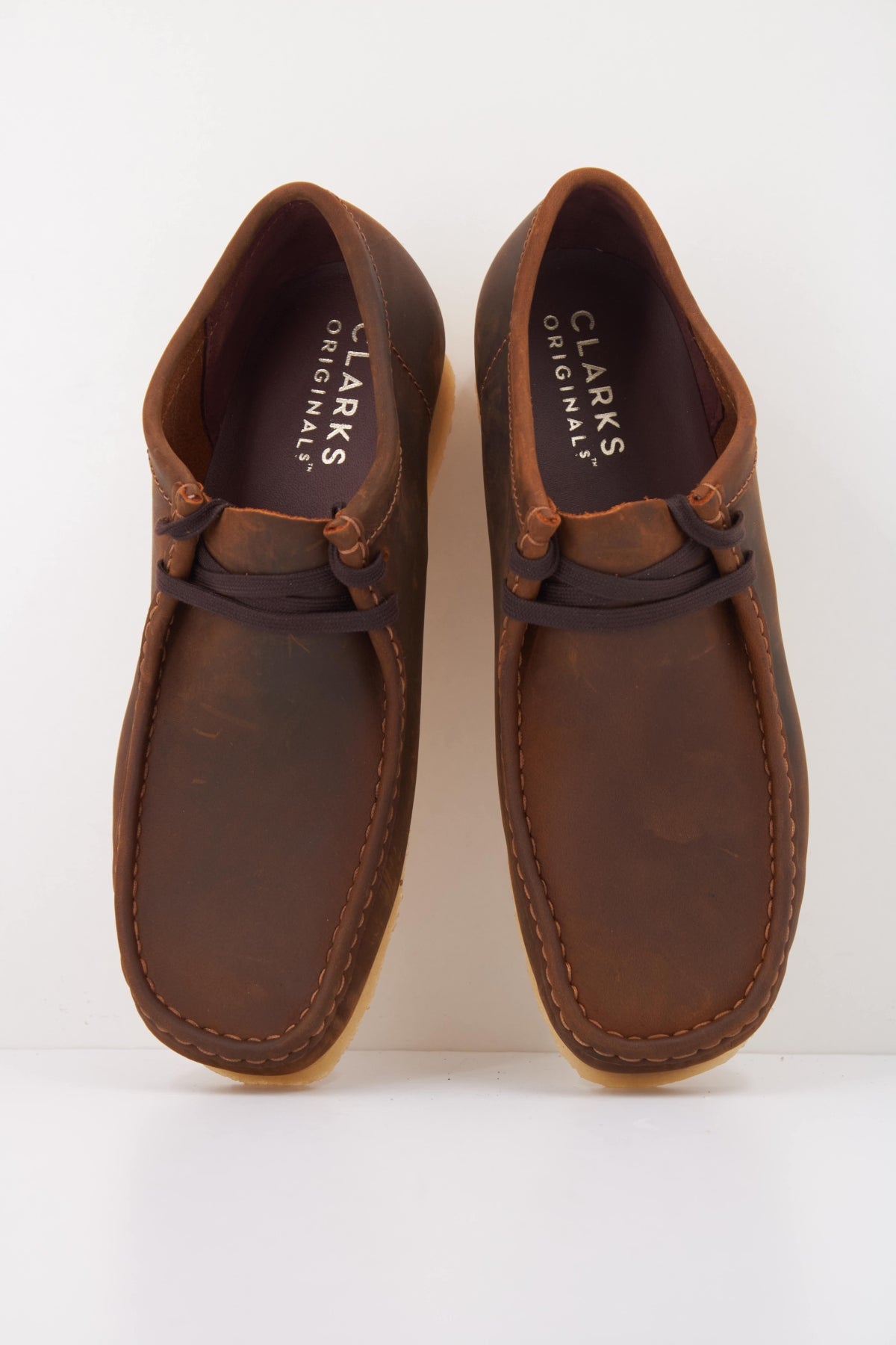 CLARKS WALLABEE en color MARRON (3)