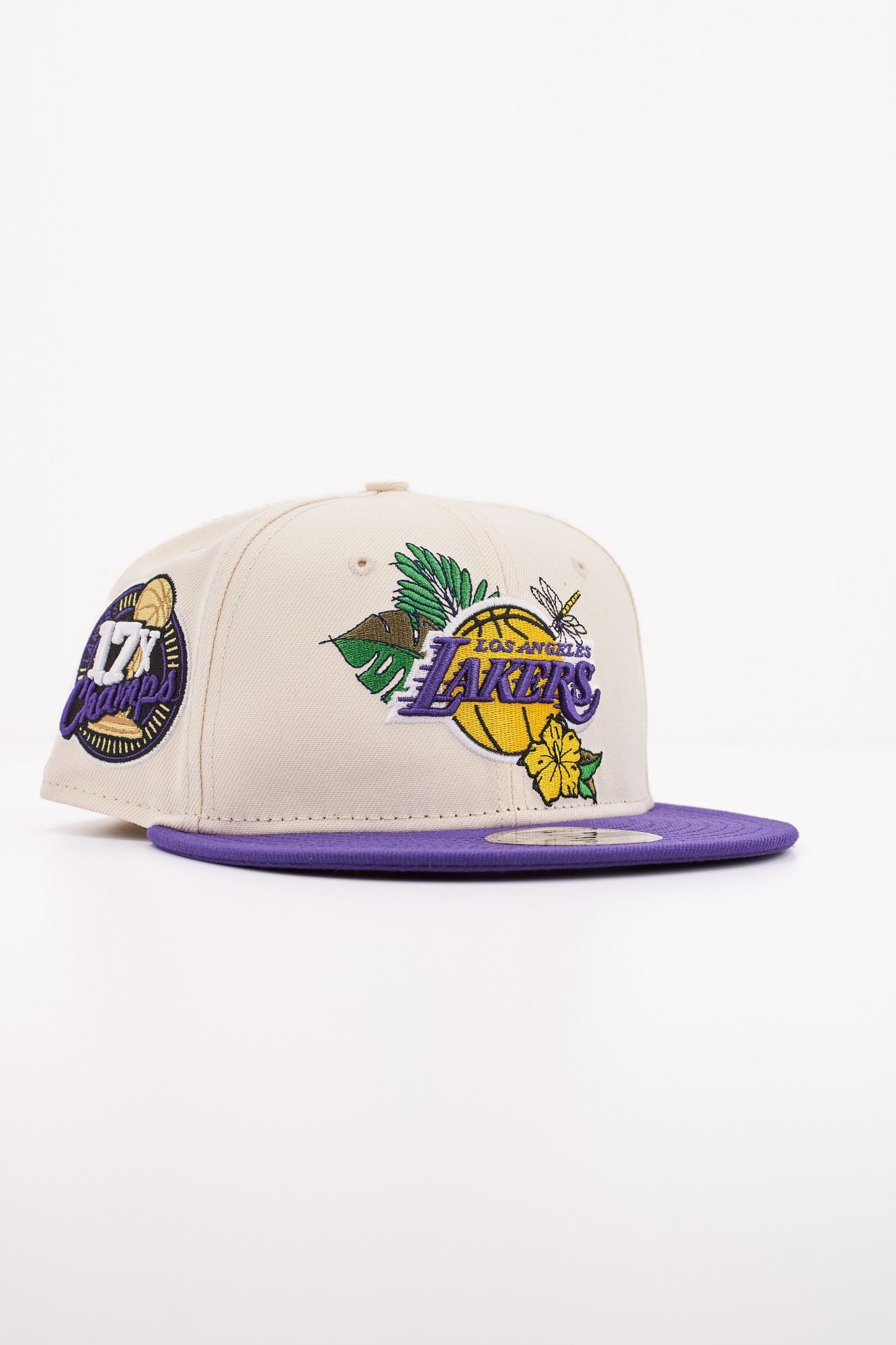 NEW ERA  NBA FLORAL 9FIFTY LOSLAK en color BEIS (2)